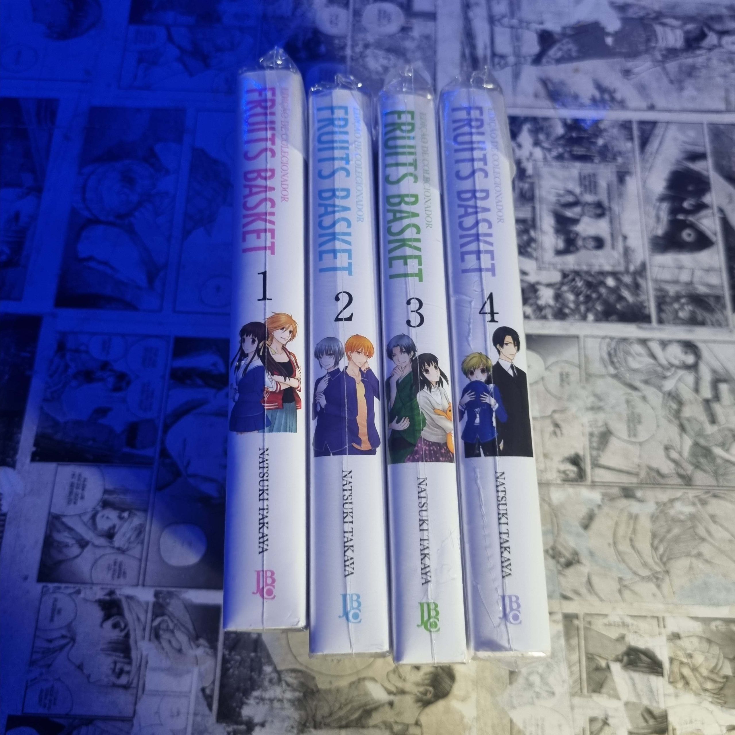 Fruits Basket - ed colecionador - Vol.1 ao 4 (Lote #342)