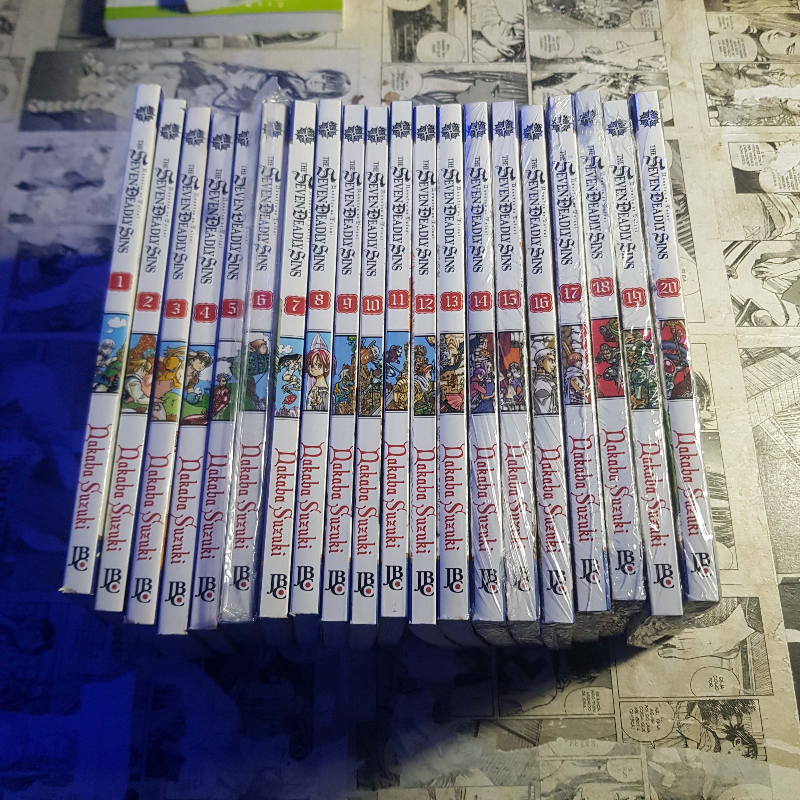 The Seven Deadly Sins - Vol.1 ao 20 (Lote #346)