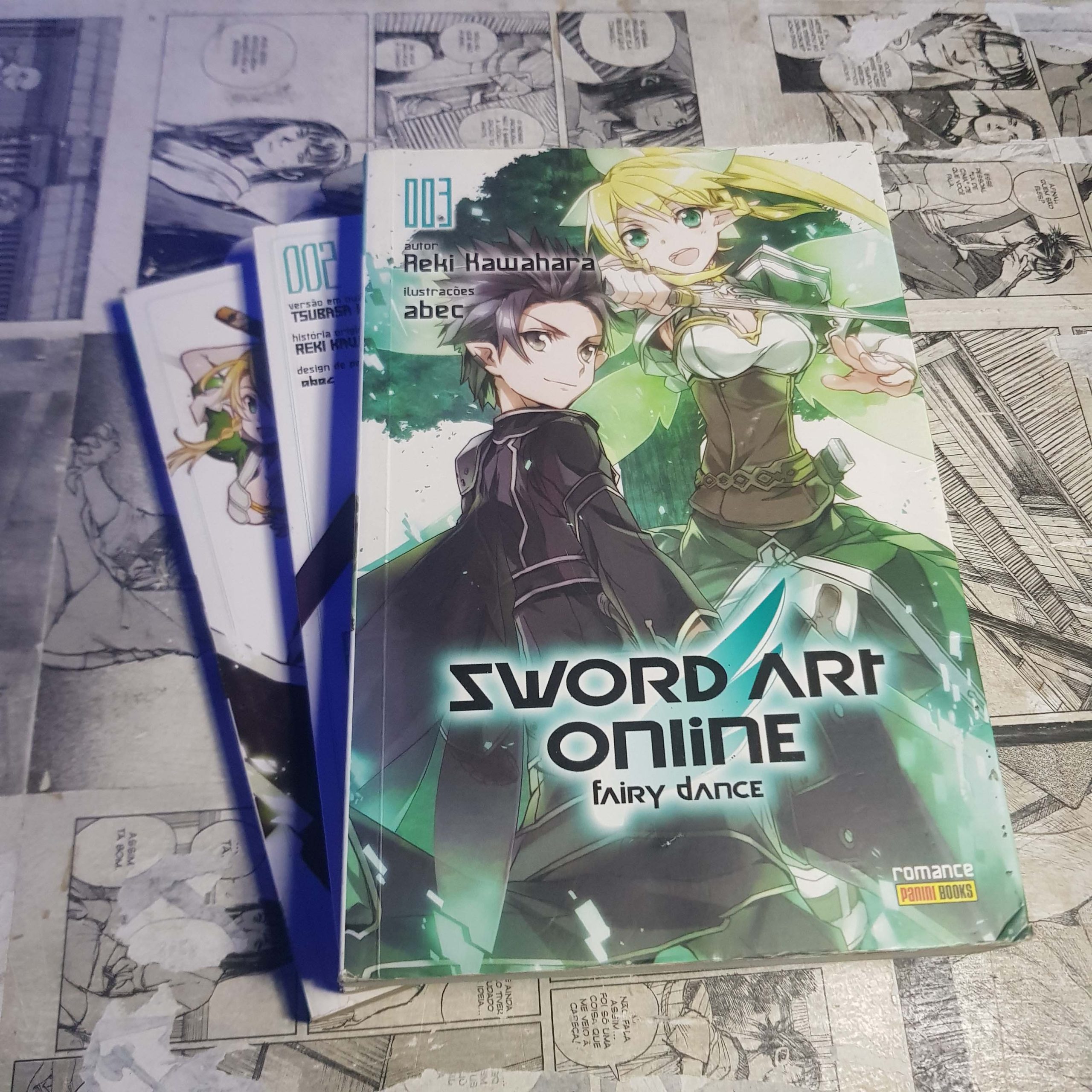 Sword art Online Fairy Dance - Vol.1 e 2 + Novel (Lote #346)