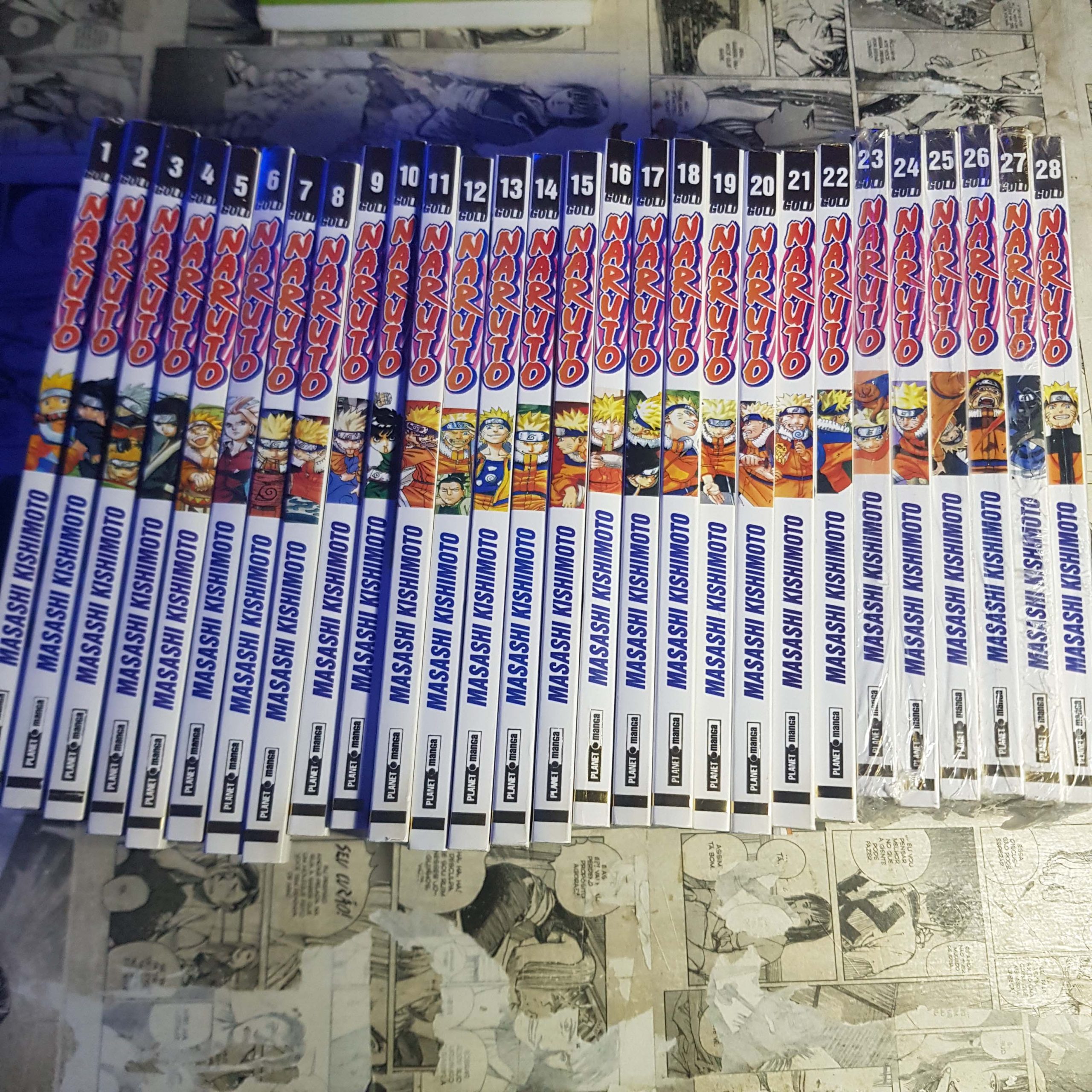 Naruto Gold - Vol.1 ao 28 (Lote #346)