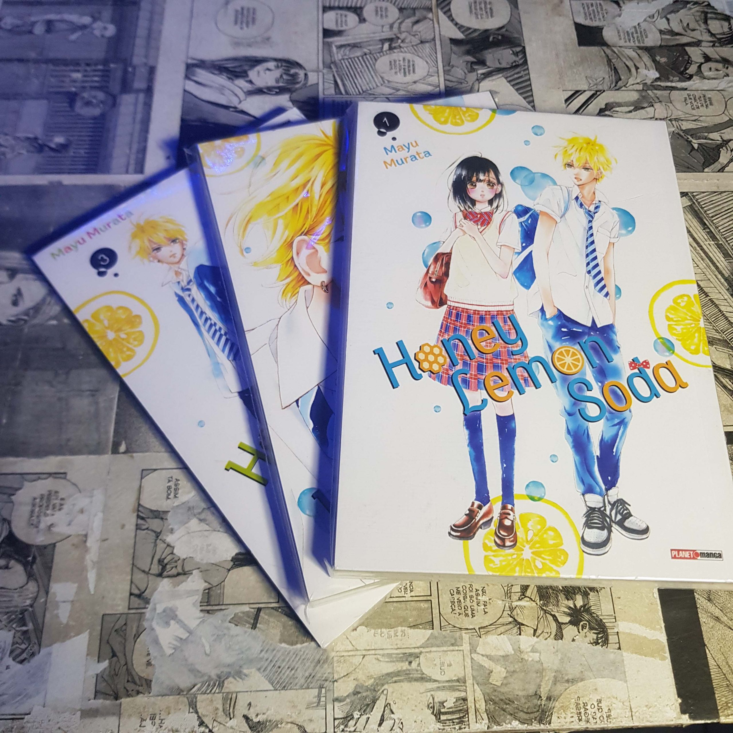 Honey Lemon Soda - Vol.1 ao 3 (Lote #346)