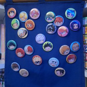 Pack todos os Bottons Capitão Onigiri – CLOSE FRIENDS