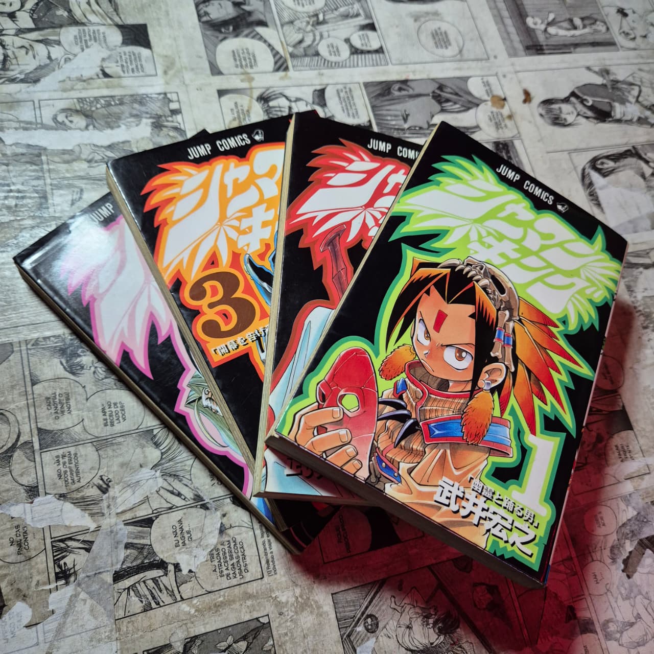 Shaman King - em JPN - Vol.1 ao 4 (Festival de Importados #22)