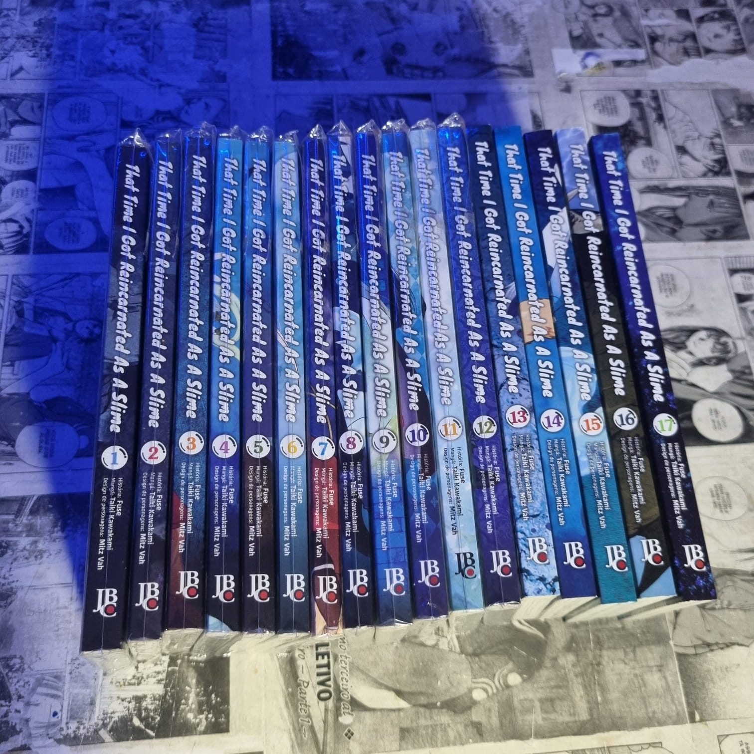 That Time I Got Reincarnated As a Slime - Vol.1 ao 17 (Lote #345)