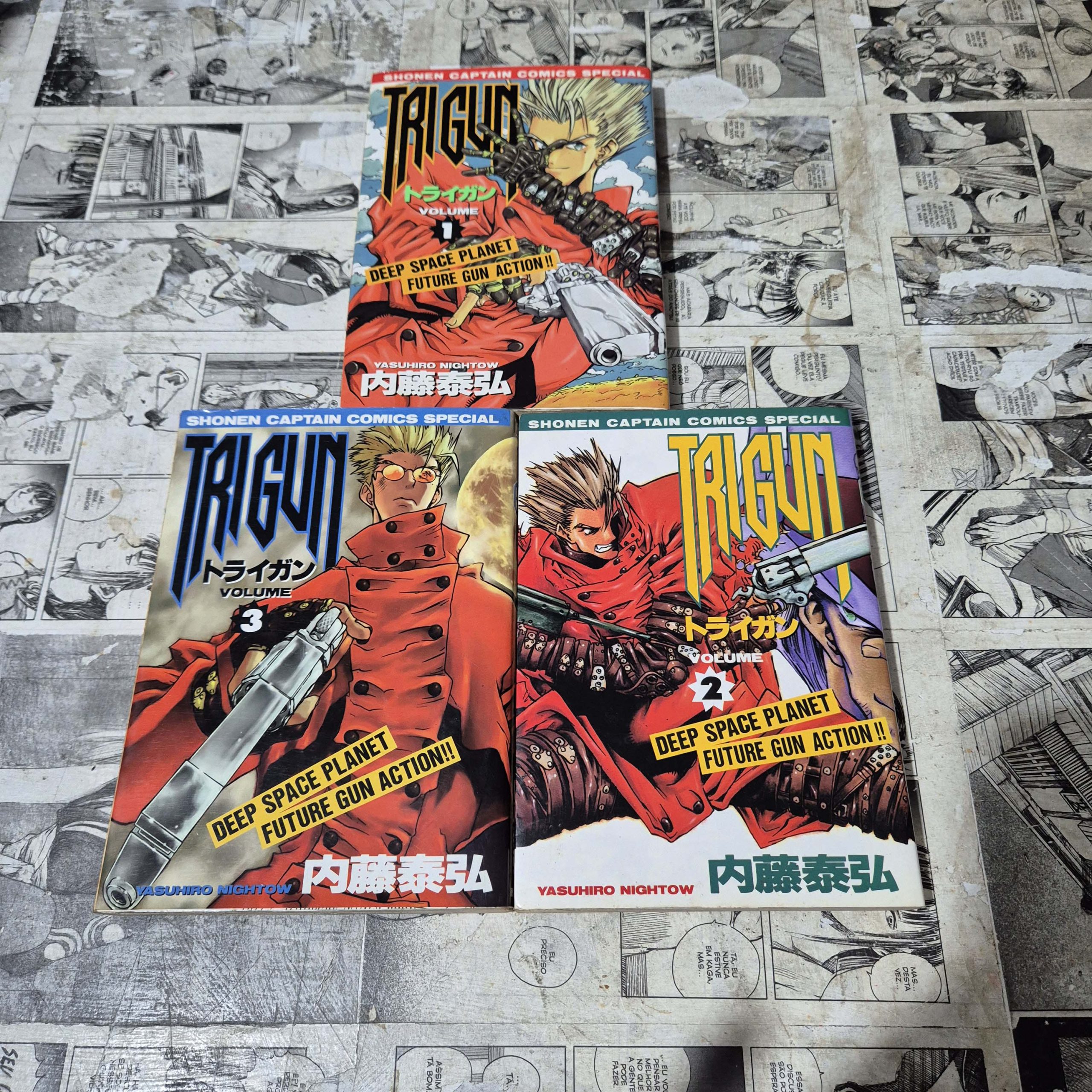 Trigun em JPN - Vol.1 ao 3 (Festival de Importados #23)