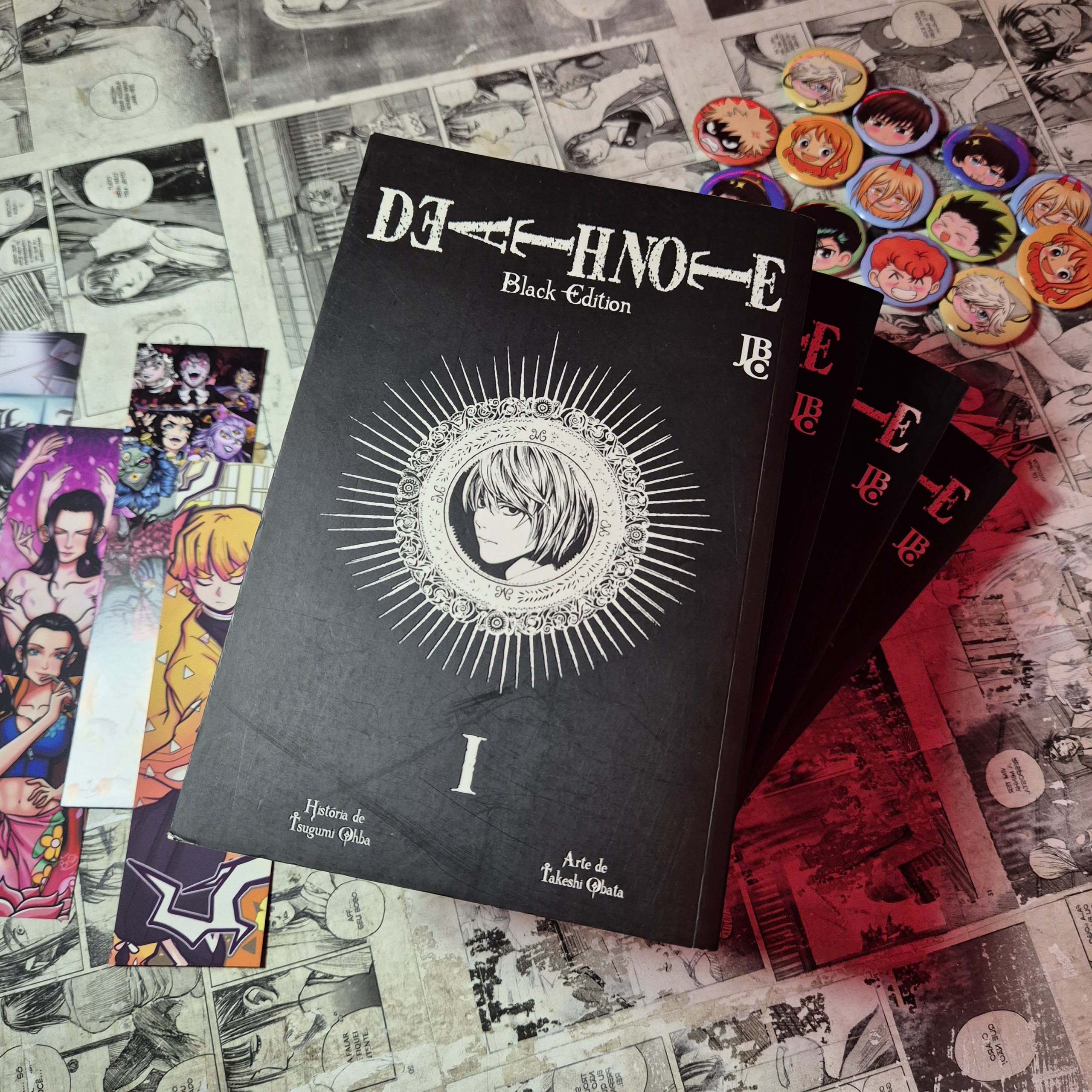 Death Note Black Edition - Vol.1 ao 4 (Lote #348)