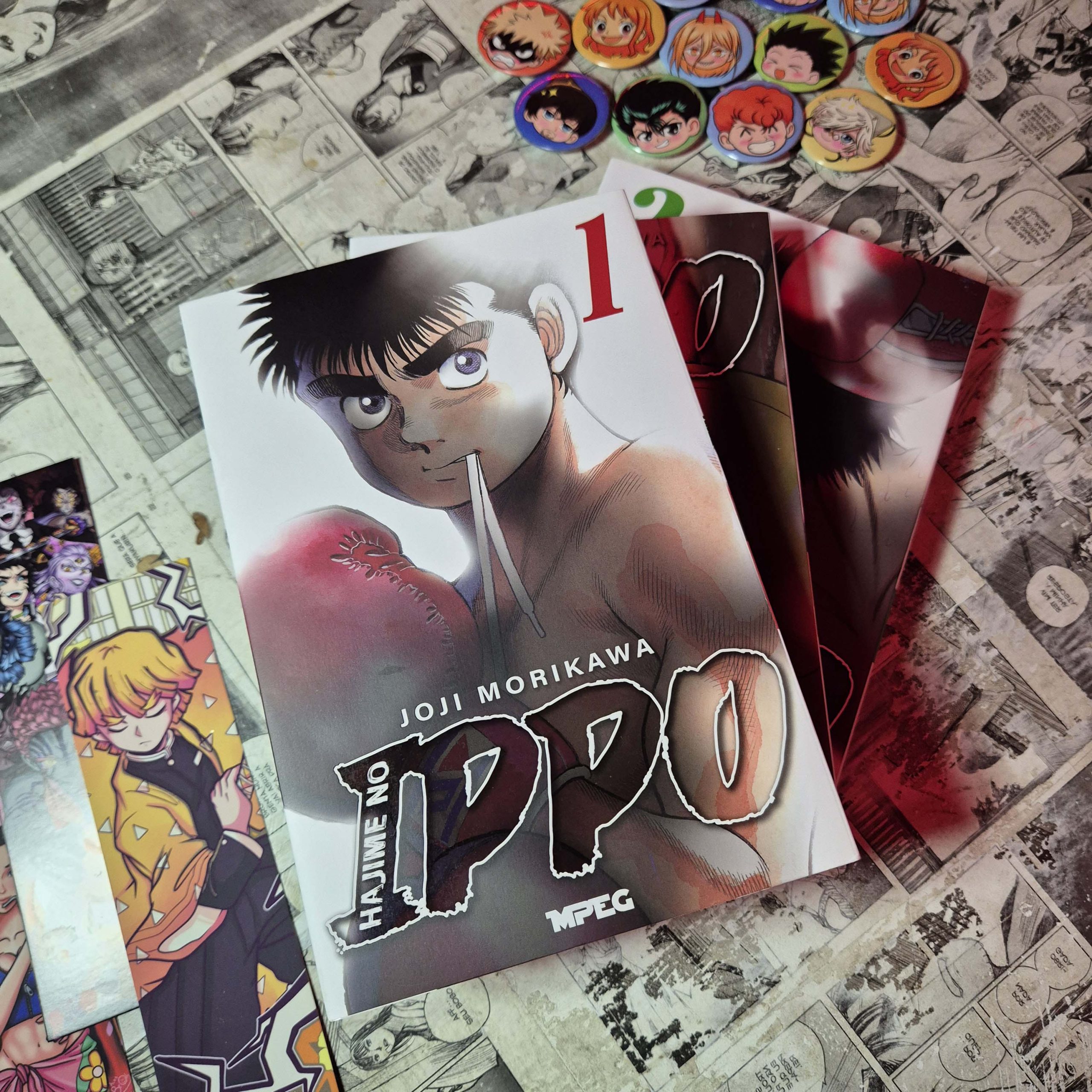 Hajime no Ippo - Vol.1 ao 3 (Lote #348)