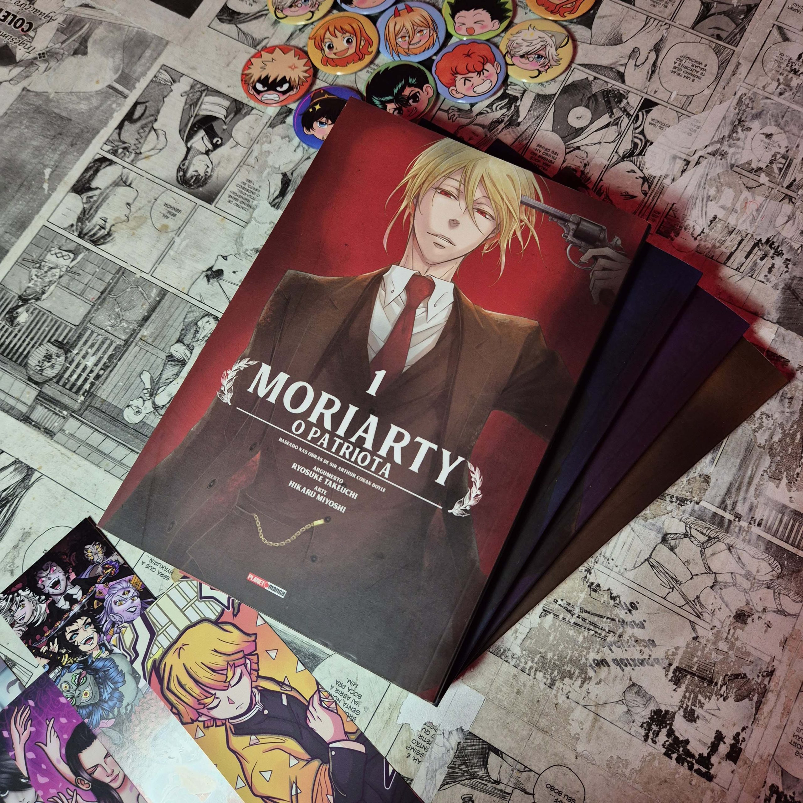 Moriarty O Patriota - Vol.1 ao 4 (Lote #348)
