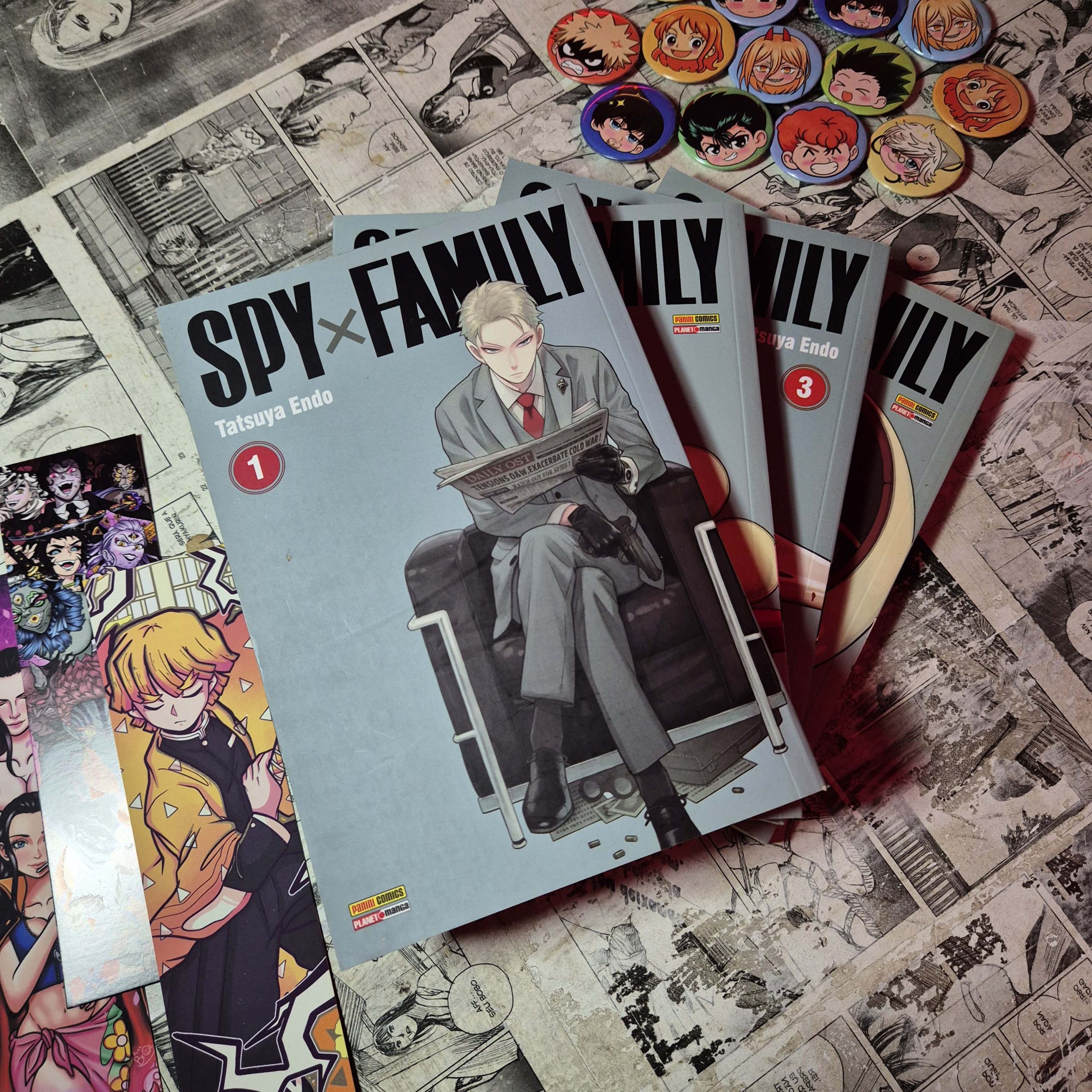 Spy x Family - Vol.1 ao 4 (Lote #348)