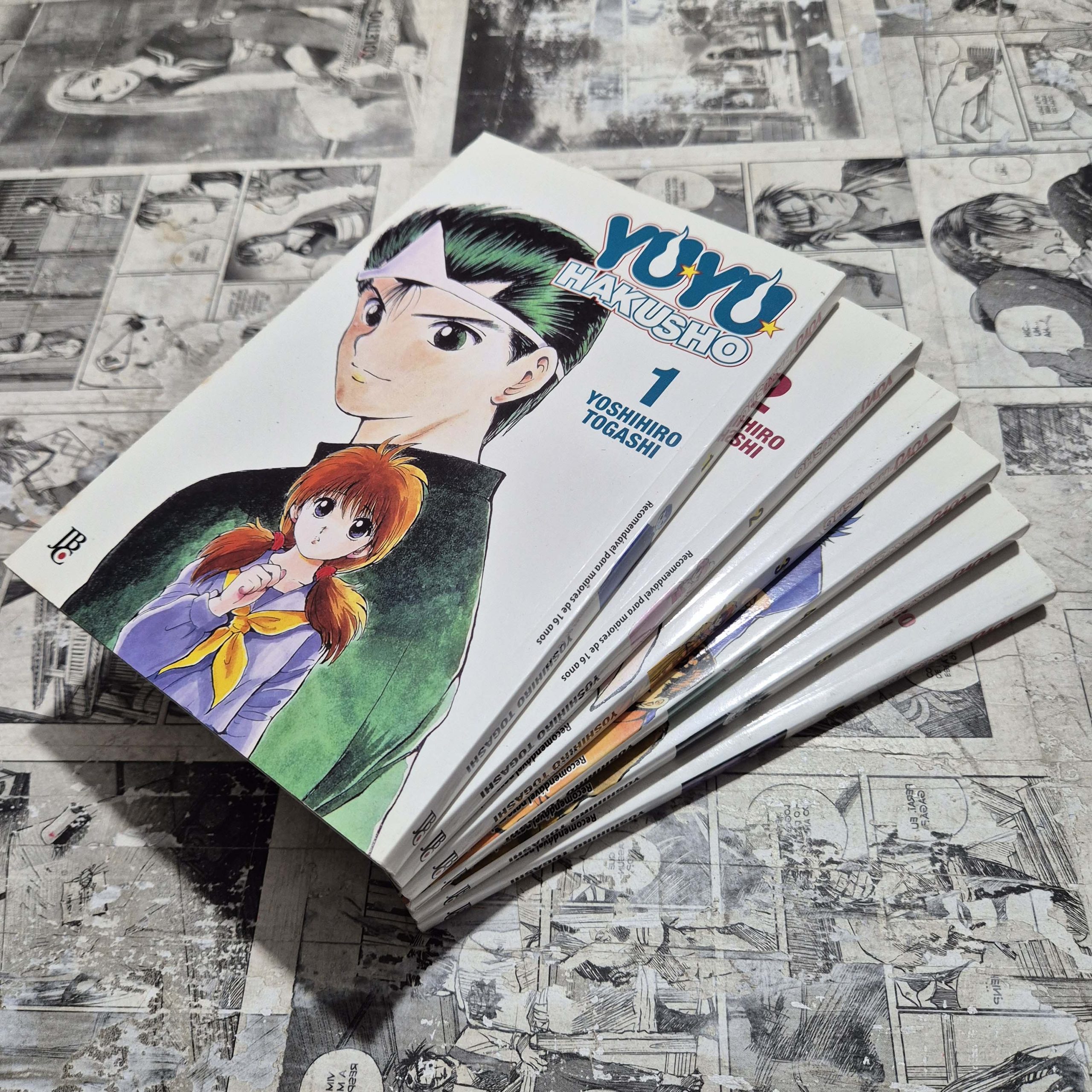 YuYu Hakusho - Vol.1 ao 6 (Lote #349)