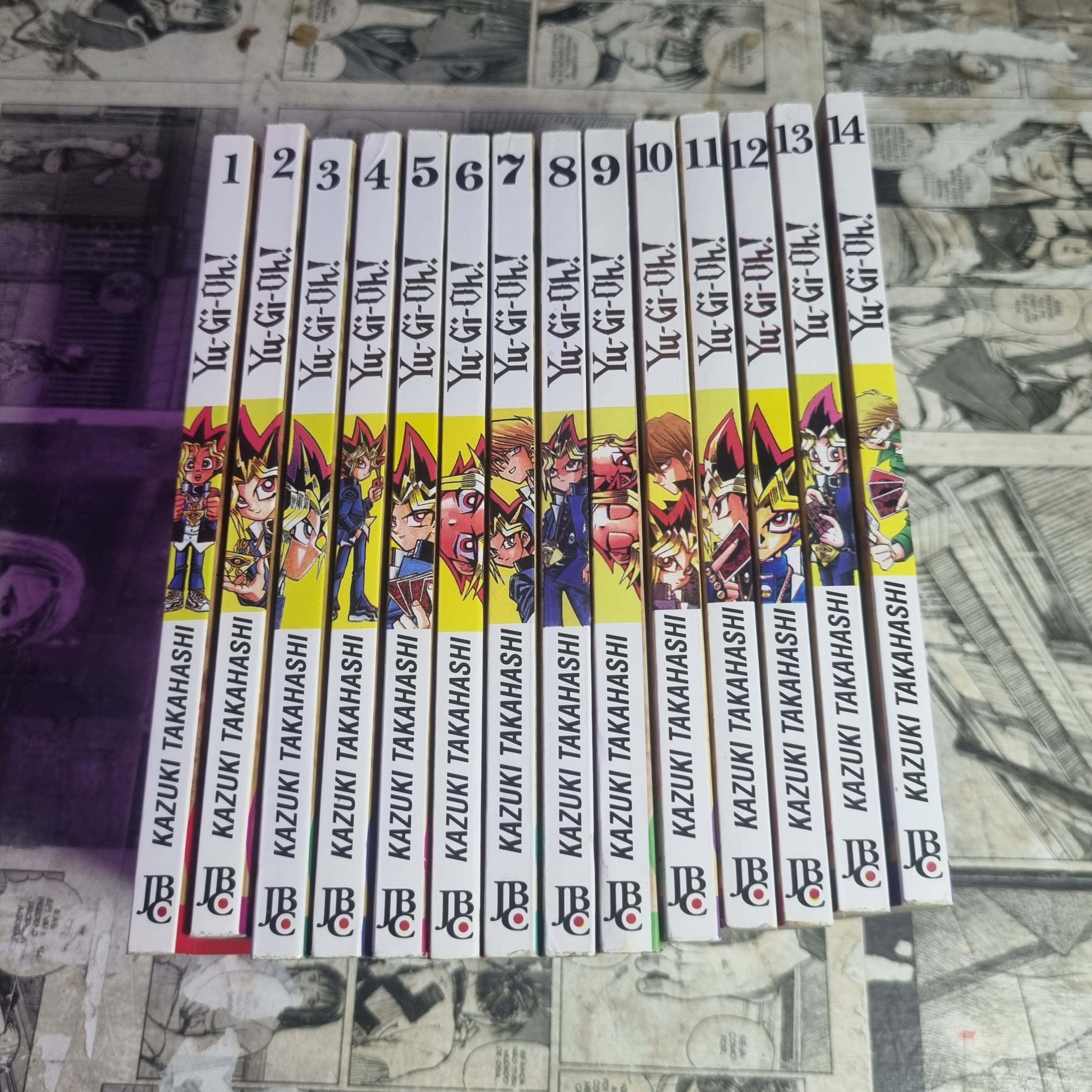 Yu-Gi-Oh! - Vol.1 ao 14 (Lote #350)
