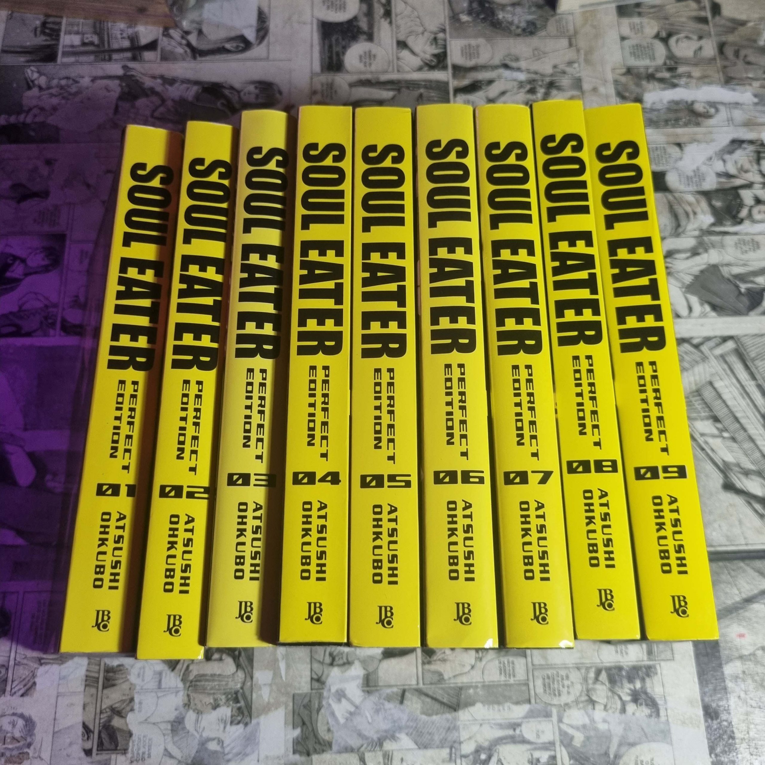 Soul Eater Perfect Edition - Vol.1 ao 9 (Lote #350)