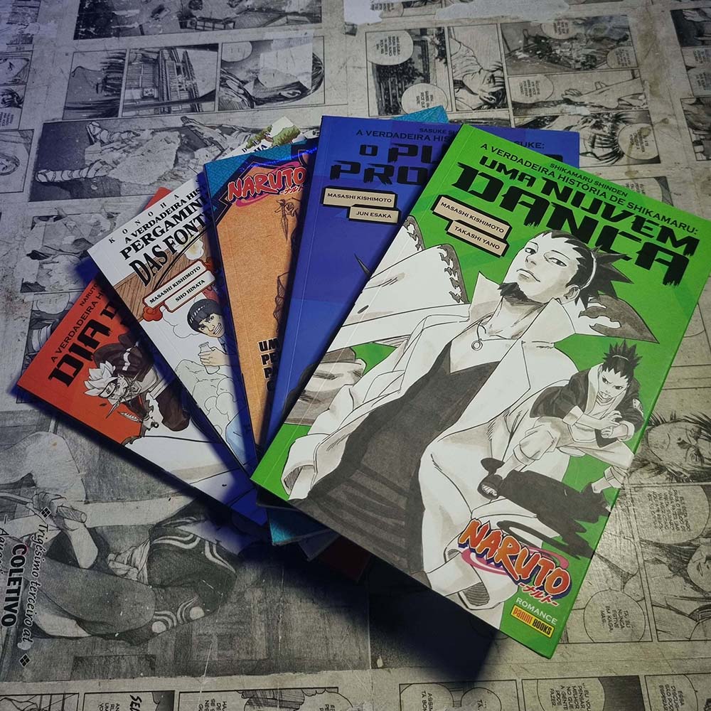 Naruto - Pack 5 Novels (Lote #347)