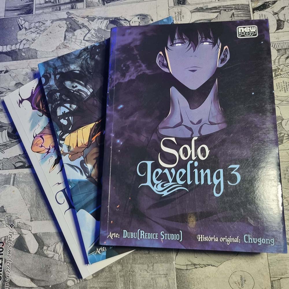 Solo Leveling - New Pop - Vol.1 ao 3 (Lote #347)