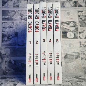Tokyo Ghoul – Reimpressão – Vol.1 ao 5 (Lote #347)