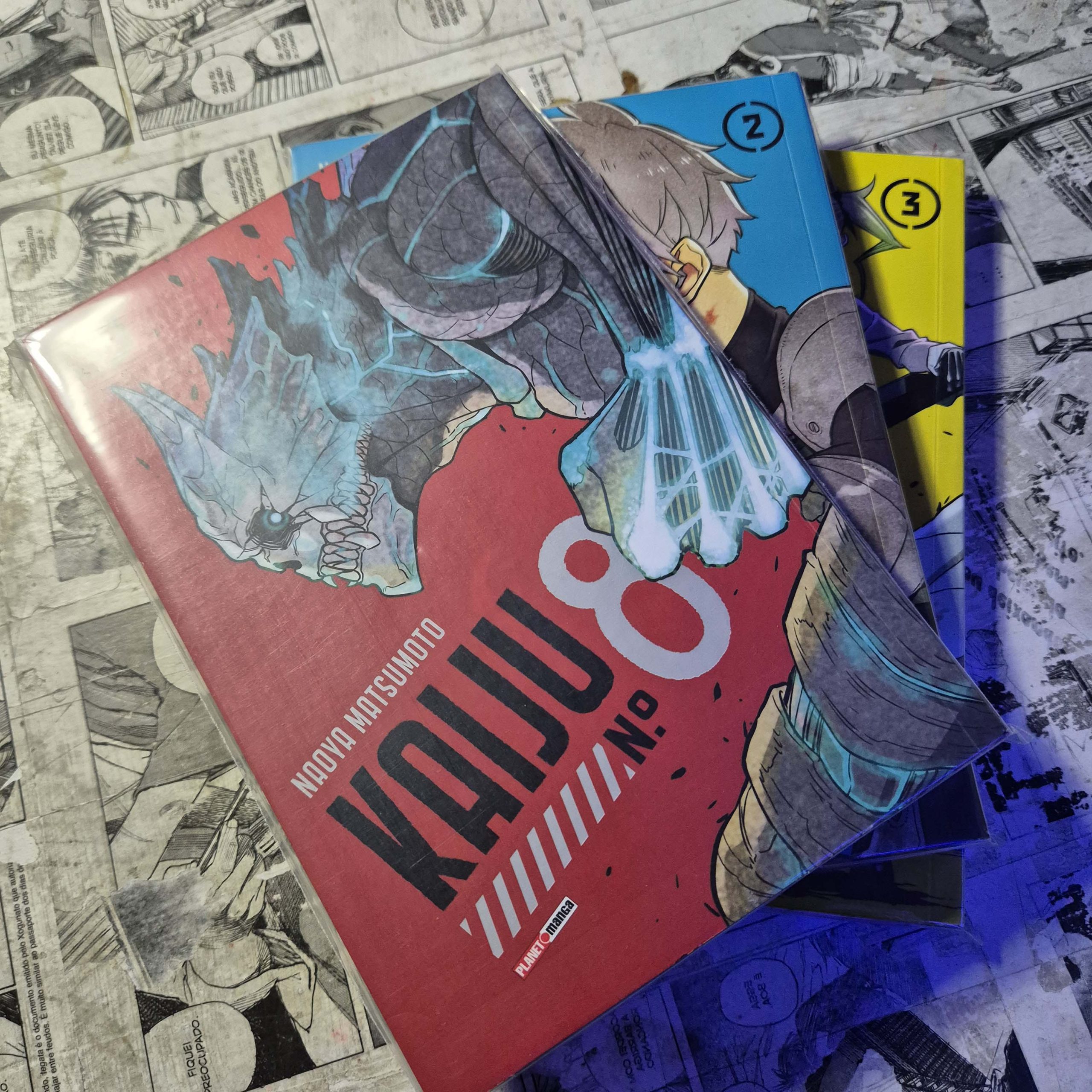 Kaiju n8 - Vol.1 ao 3 (Lote #351)