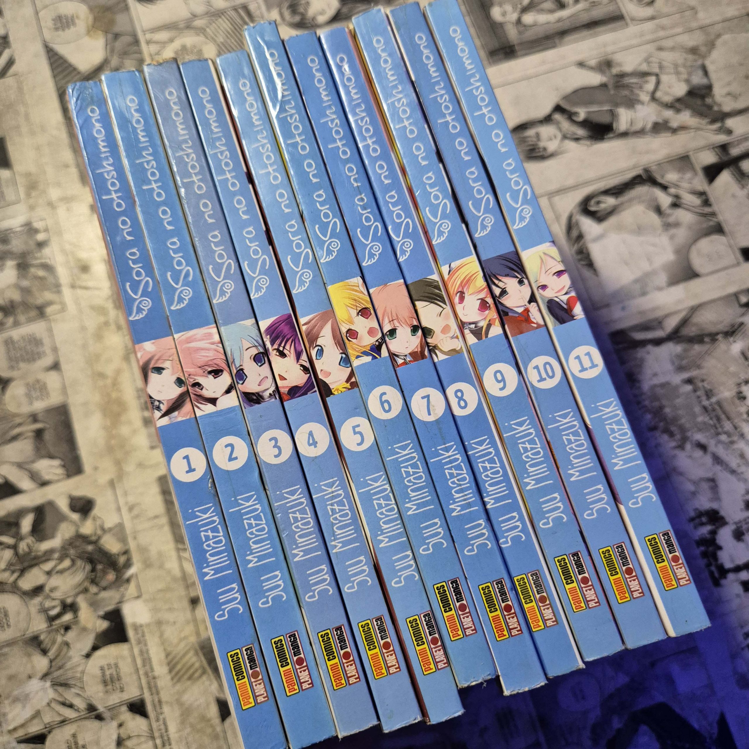 Sora no Otoshimono - Vol.1 ao 11 (Lote #351)