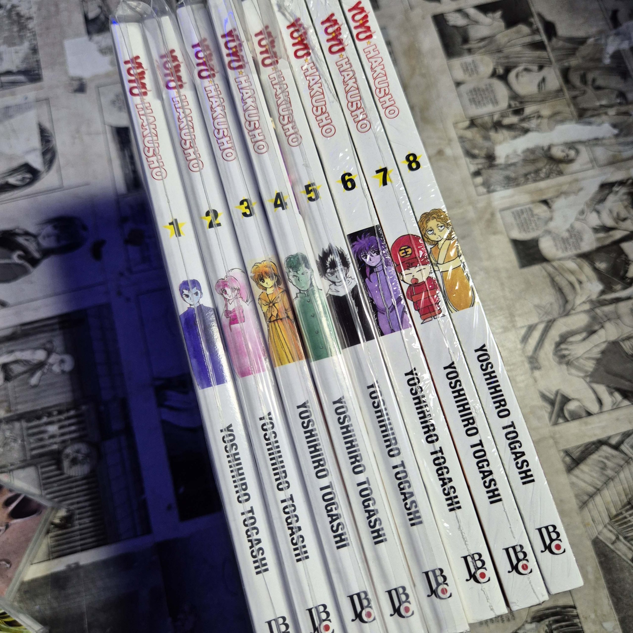 YuYu Hakusho - Vol.1 ao 8 (Lote #351)