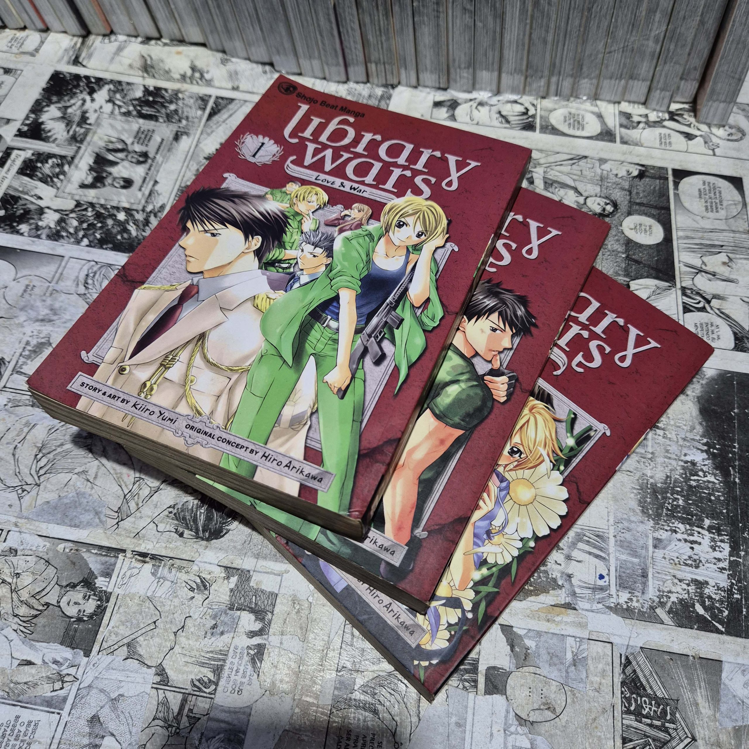 Library Wars em ING - Vol.1 ao 3 (Festival de Importados #26)