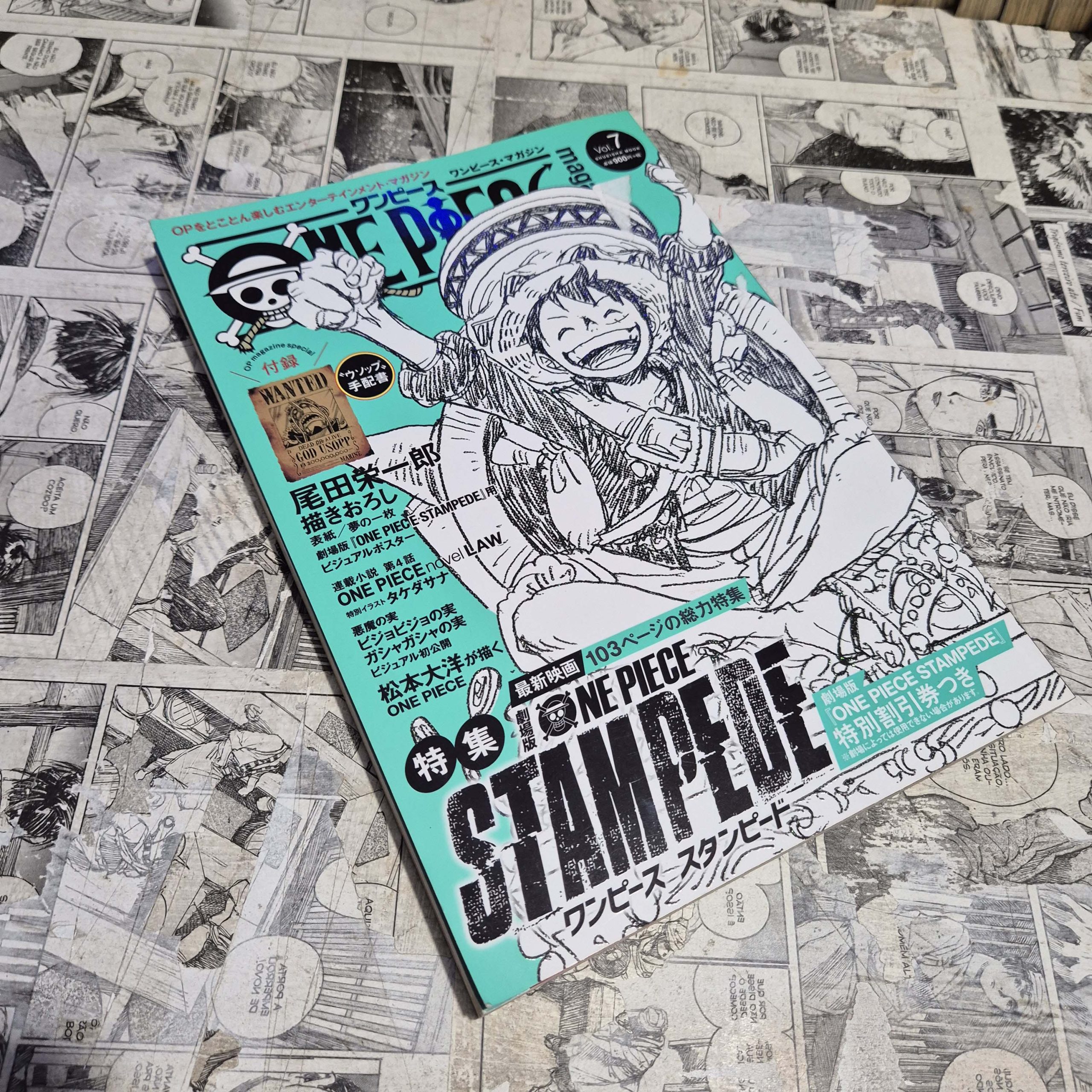 One Piece Magazine com Cartaz de Procurado - Vol.7 (Festival de Importados #26)