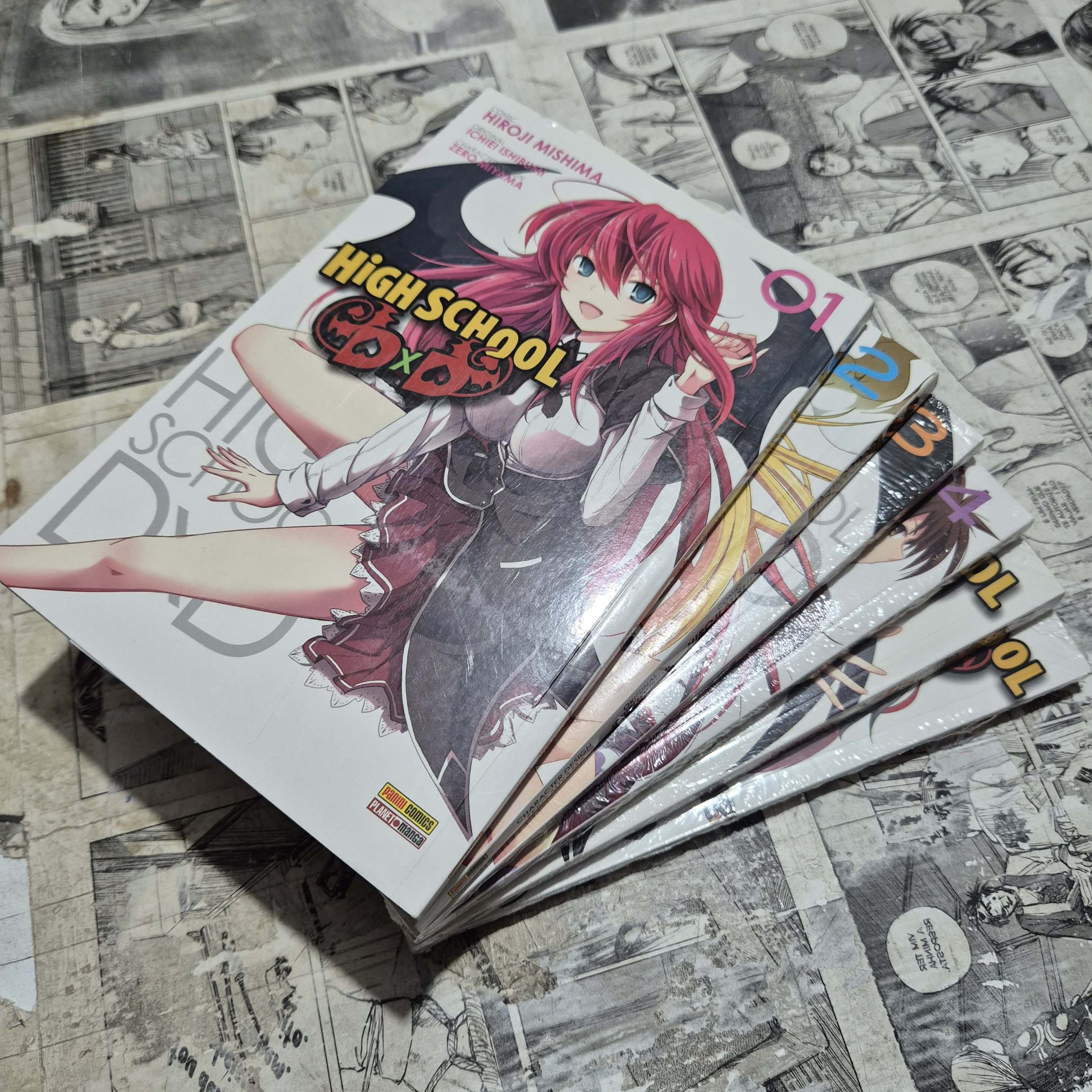 Highschool DxD - Vol.1 ao 6 (Lote #353)