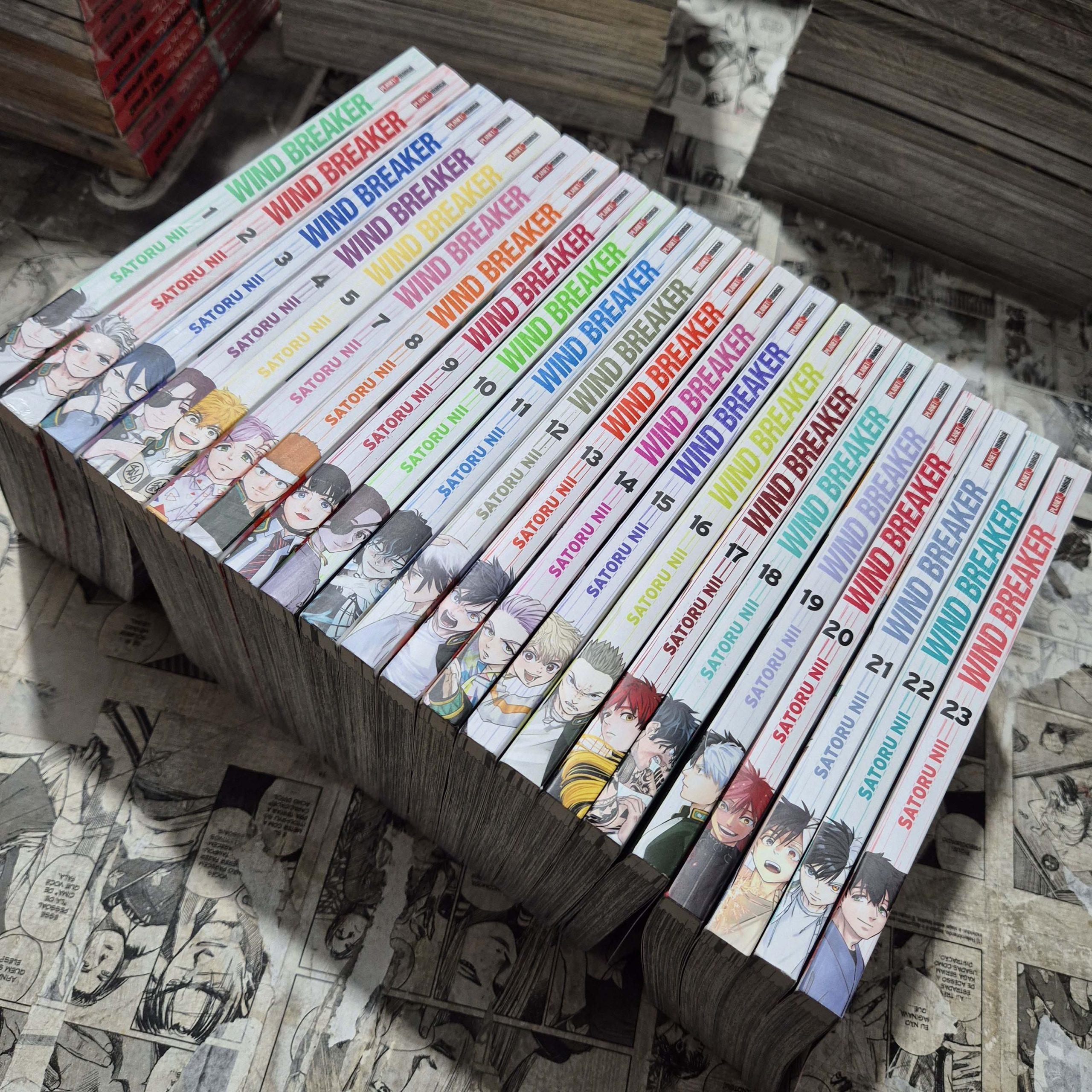 Wind Breaker - Vol.1 ao 5 + 7 ao 23 (Lote #353)