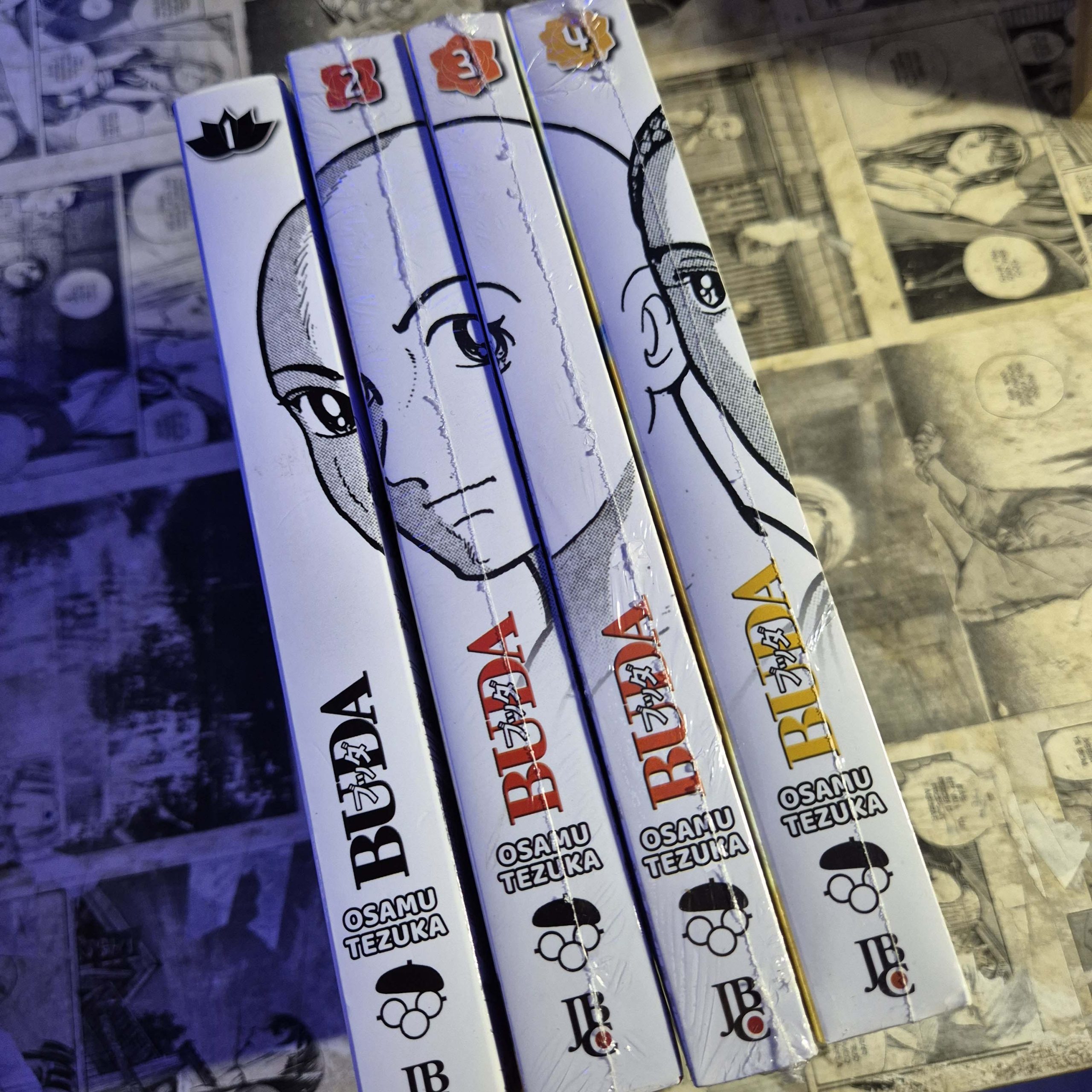 Buda - ed JBC - Vol.1 ao 4 (Lote #355)