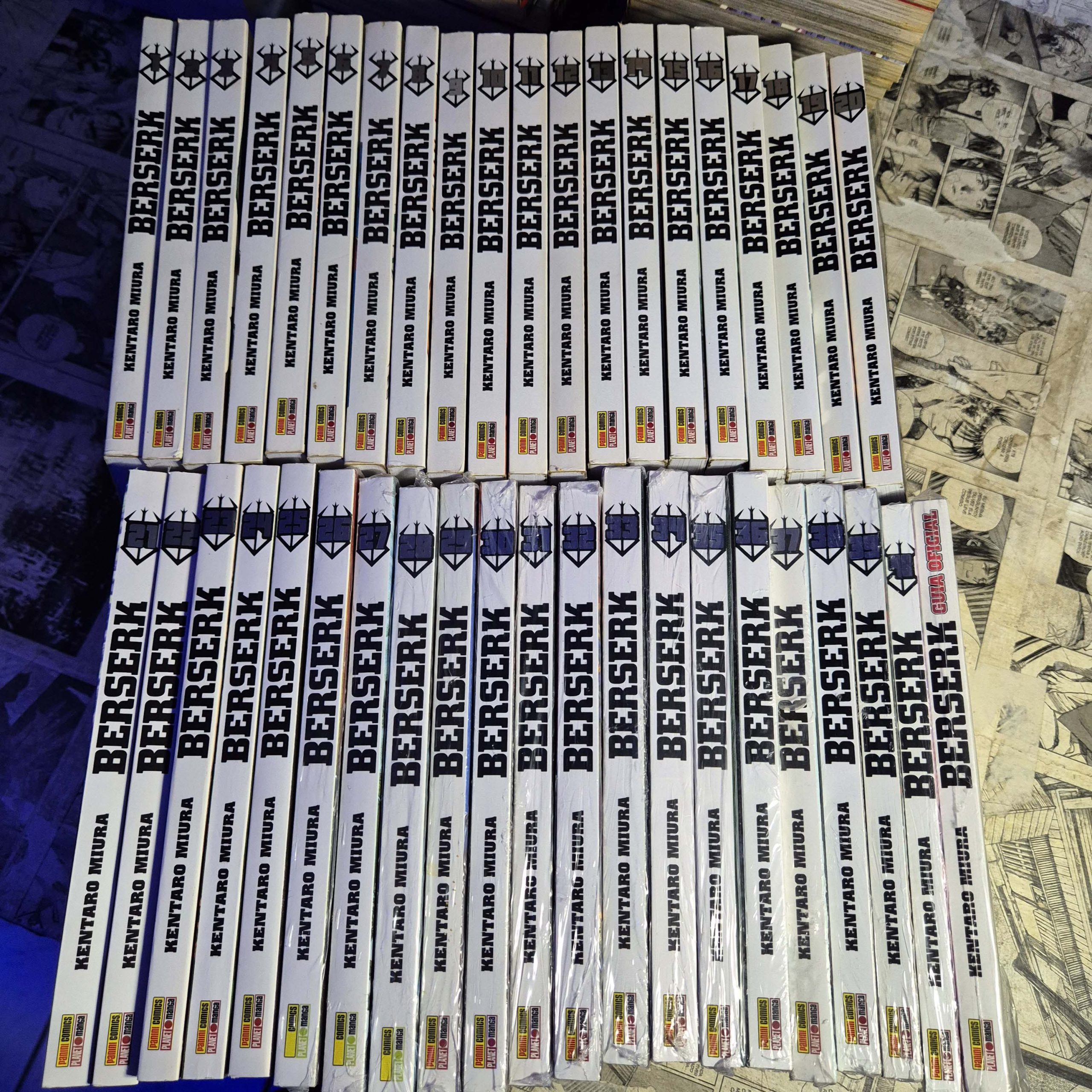 Berserk - Vol.1 ao 40 + Guia (Lote #355)