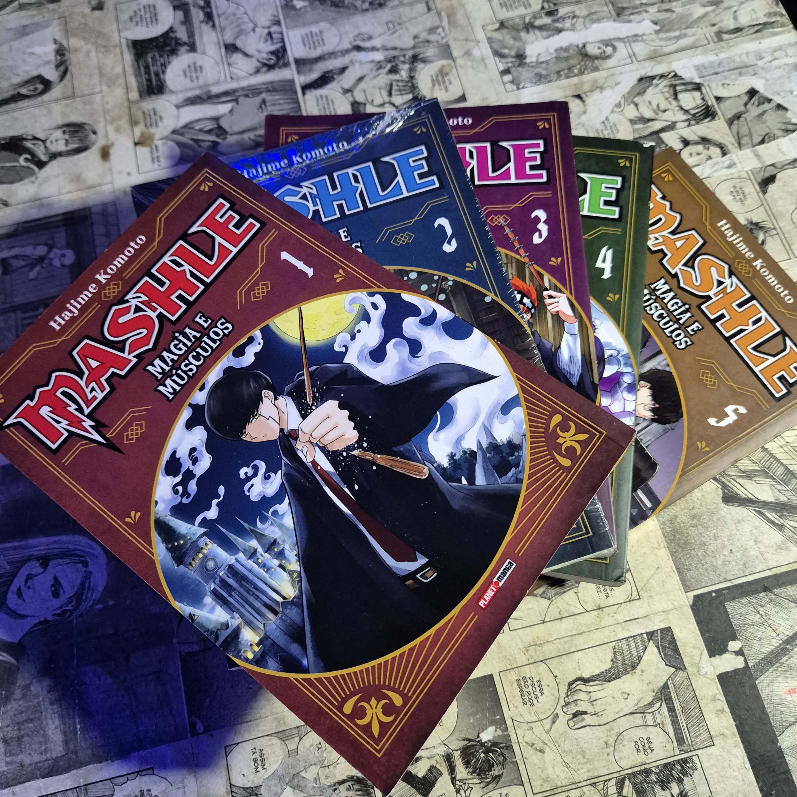 Mashle - Magia e Músculos - Vol.1 ao 5 (Lote #355)