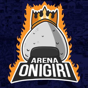 Gatcha Arena Onigiri – 3 adesivos surpresa