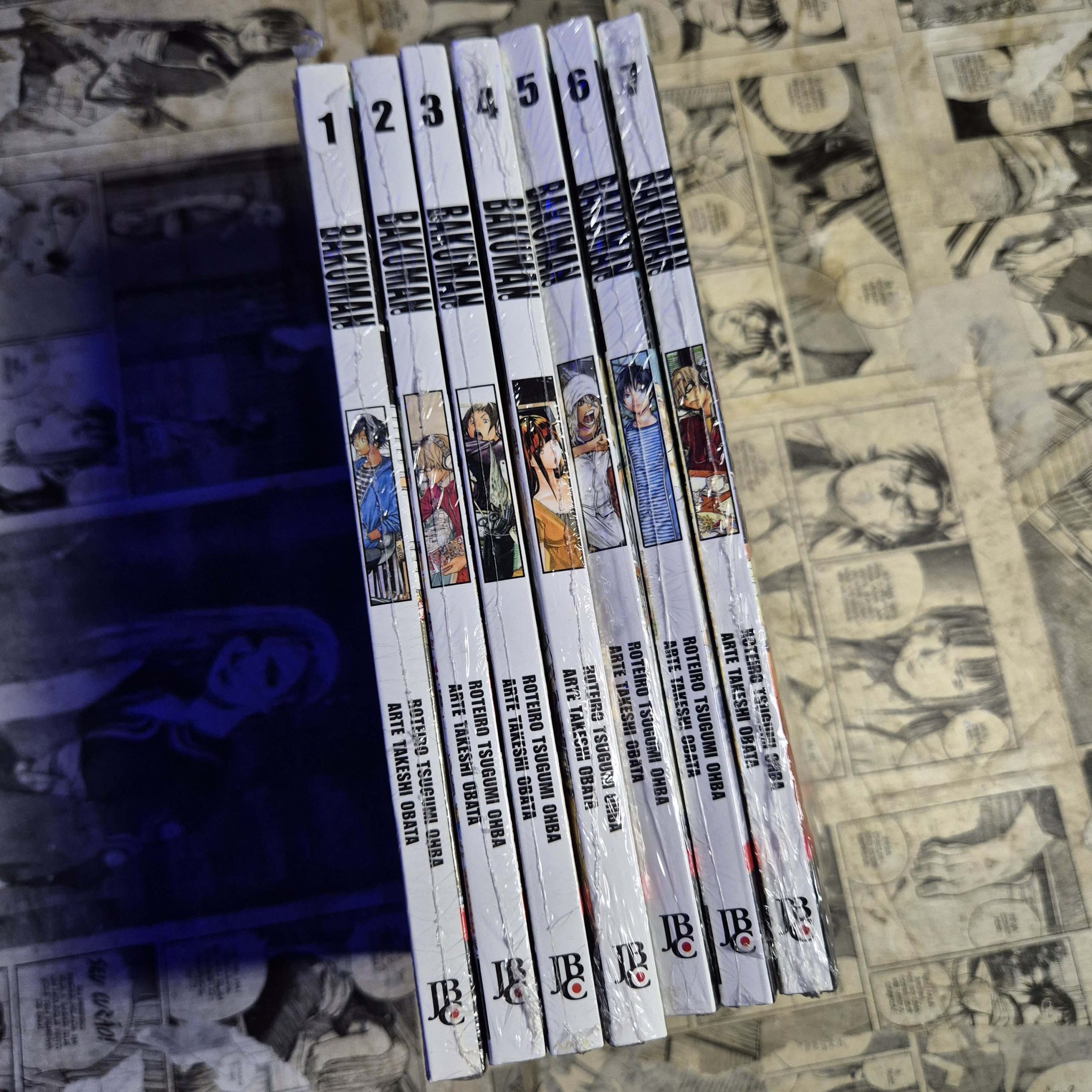 Bakuman - Reimpressão - Vol.1 ao 7 (Lote #356)