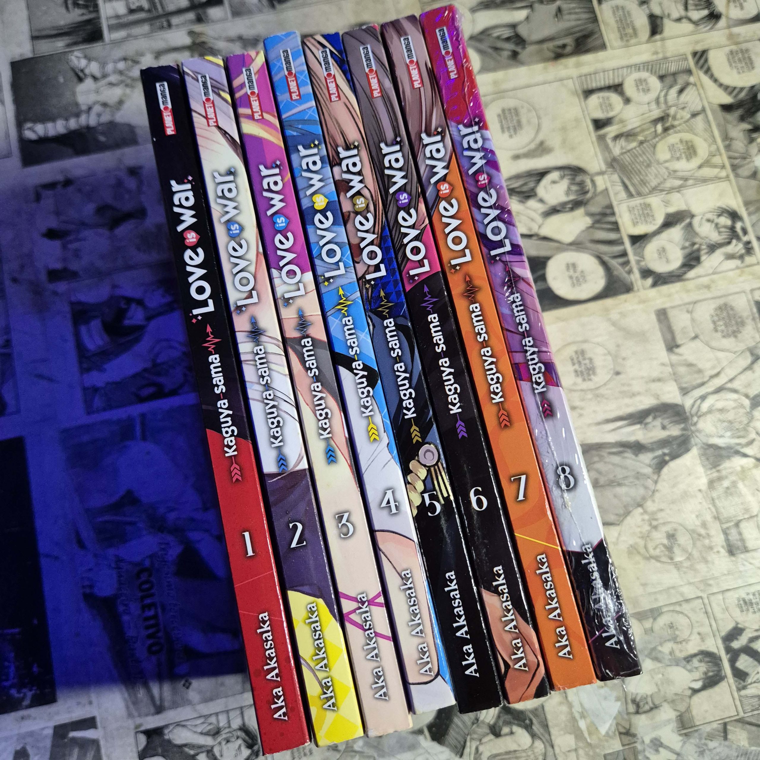 Kaguya Sama Love is War - Vol.1 ao 8 (Lote #356)