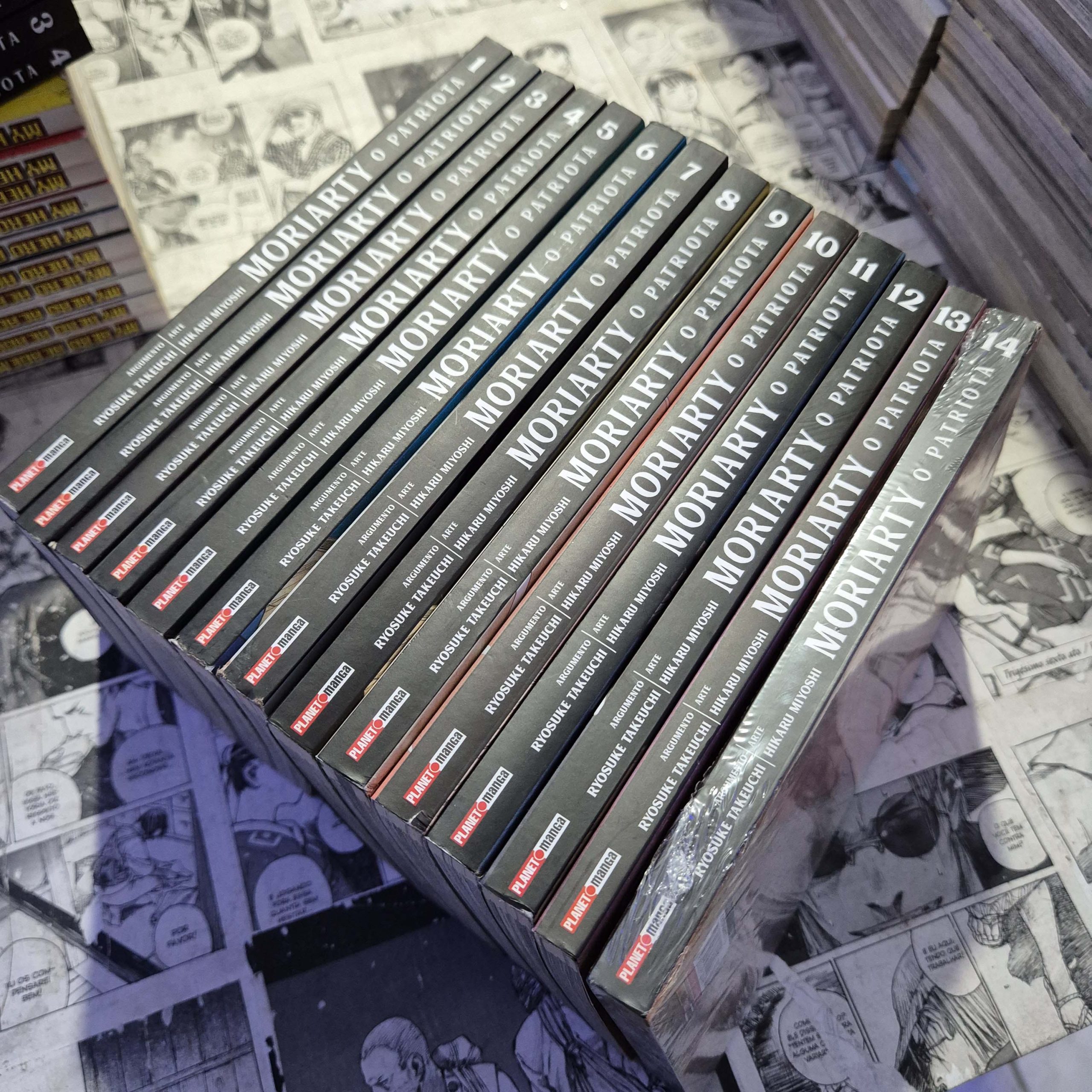 Moriarty O Patriota - Vol.1 ao 14 (Lote #357)