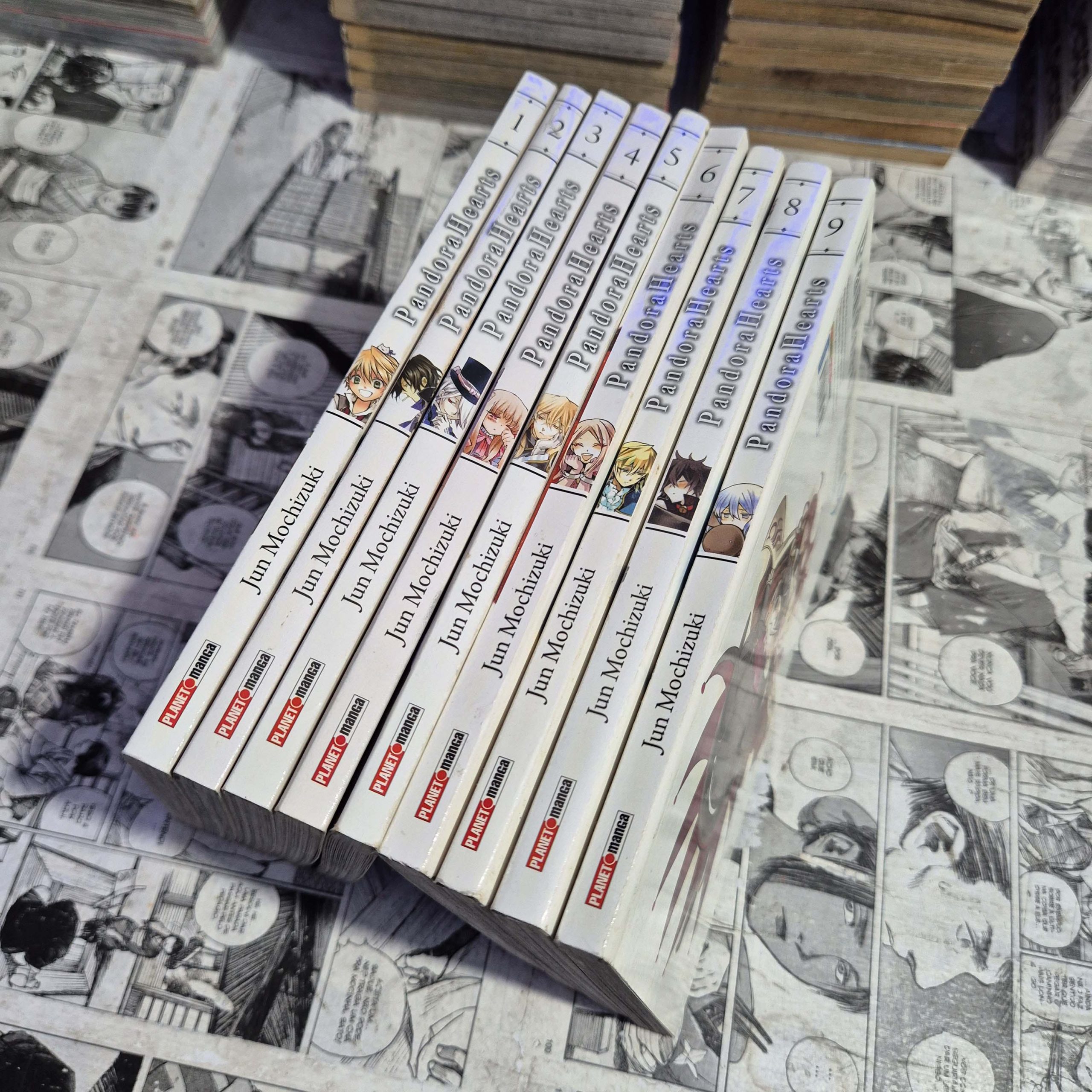 Pandora Hearts - Vol.1 ao 9 (Lote #357)