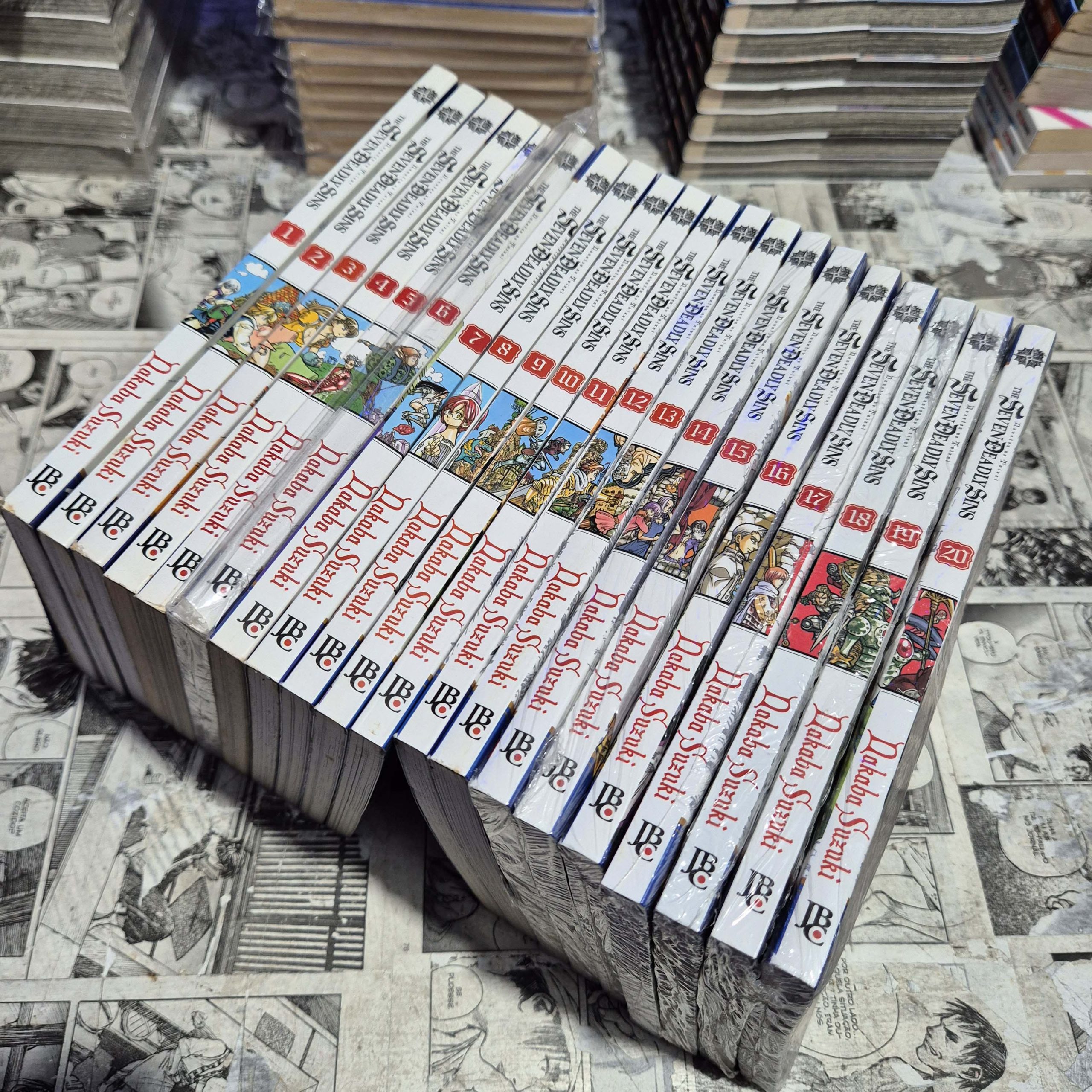 The Seven Deadly Sins - Vol.1 ao 20 (Lote #357)