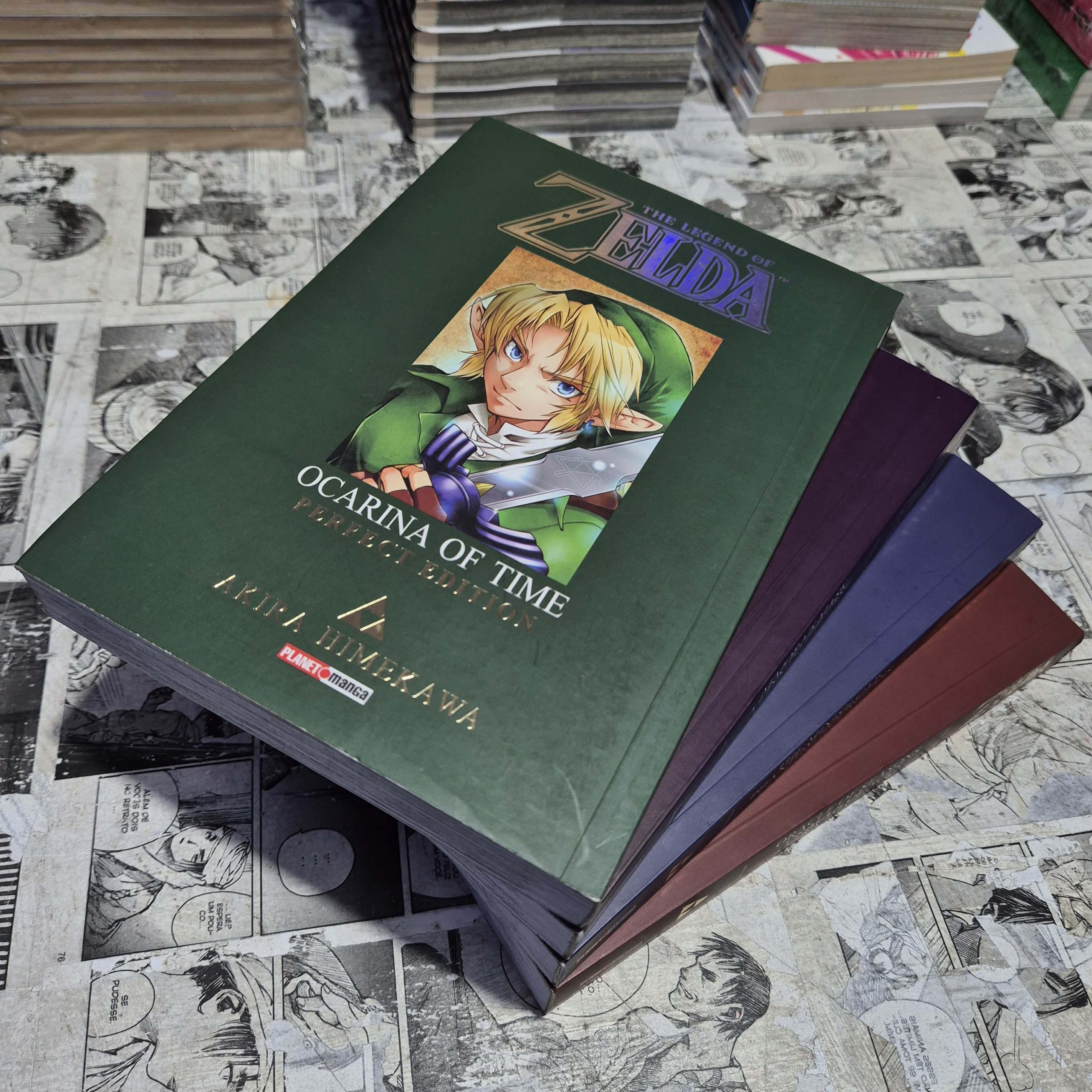 The Legend of Zelda Perfect Edition Mojoras Mask + The Minish Cap + Oracle e Ocarina of Time (Lote #357)