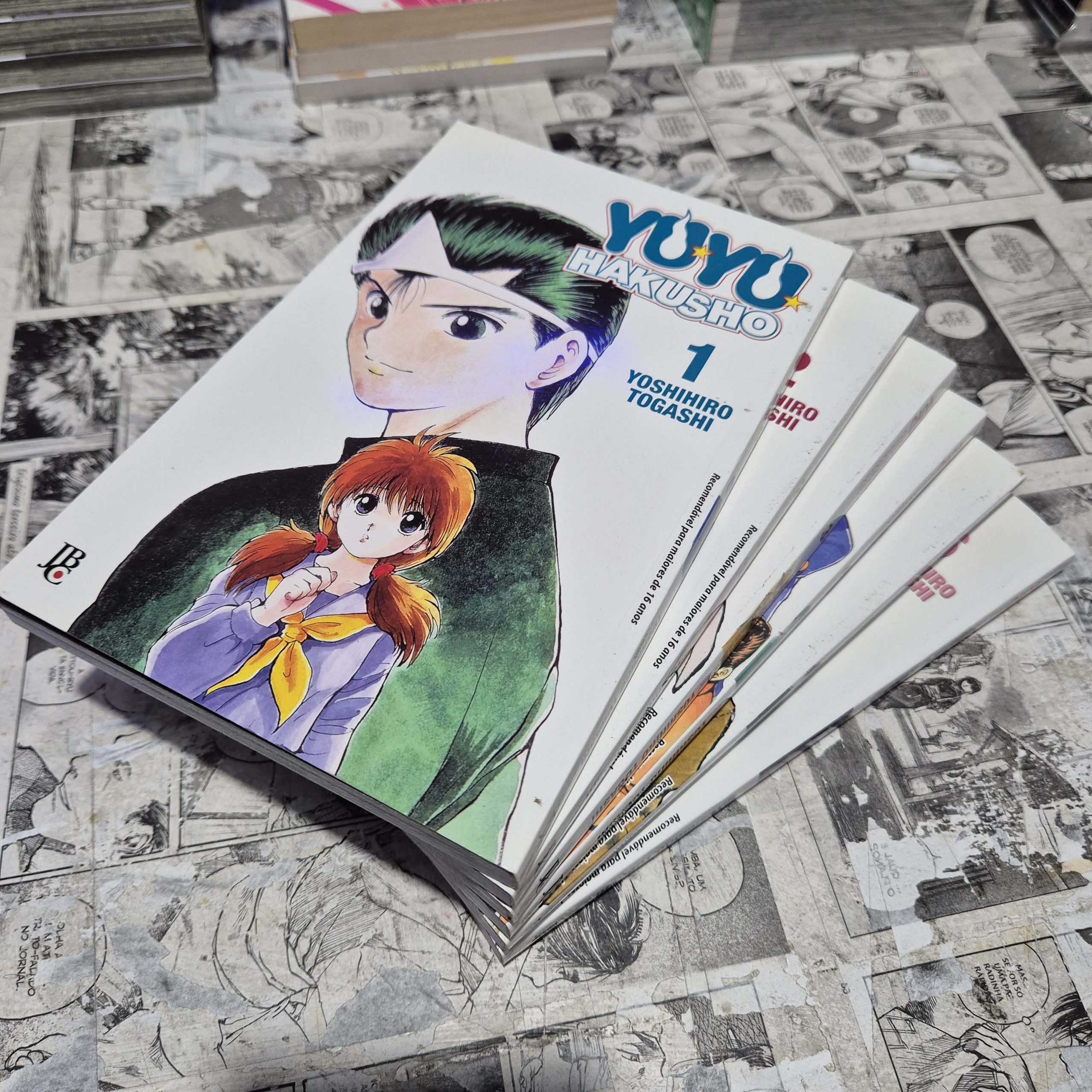 YuYu Hakusho - Vol.1 ao 6 (Lote #357)