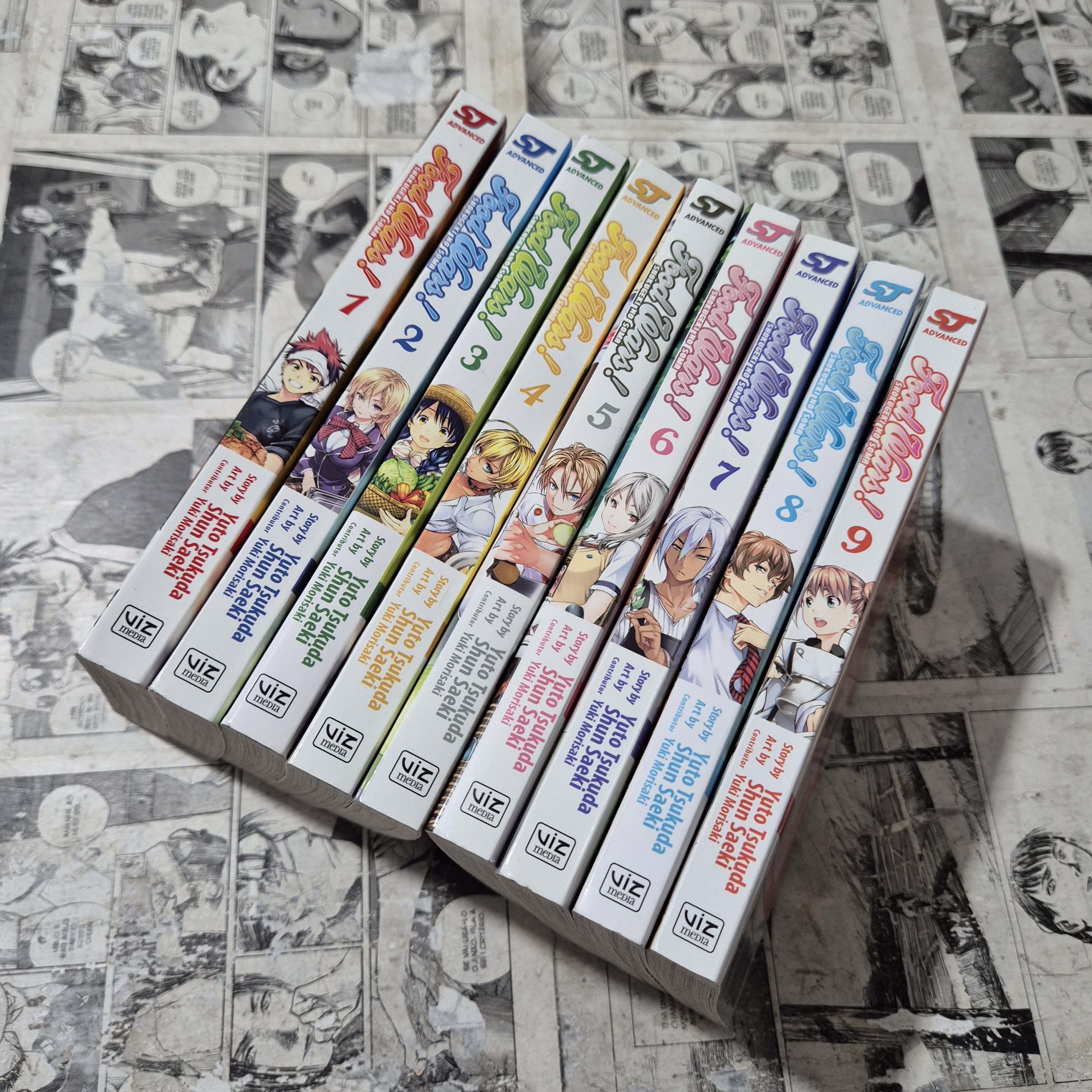 Food Wars! em ING - Vol.1 ao 9 (Festival de Importados #29)