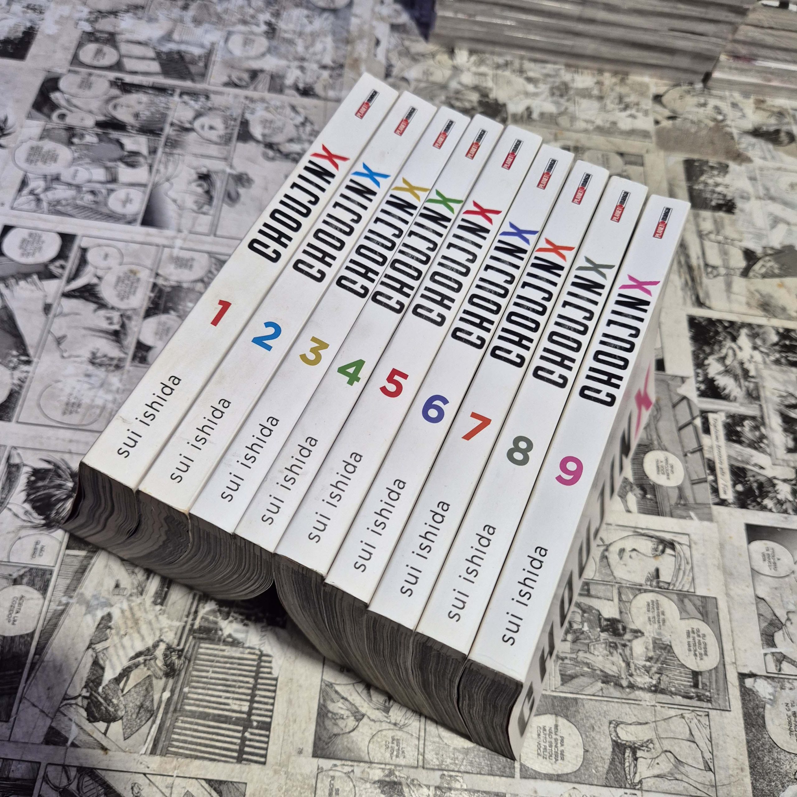 Choujin X - Vol.1 ao 9 (Lote #358)
