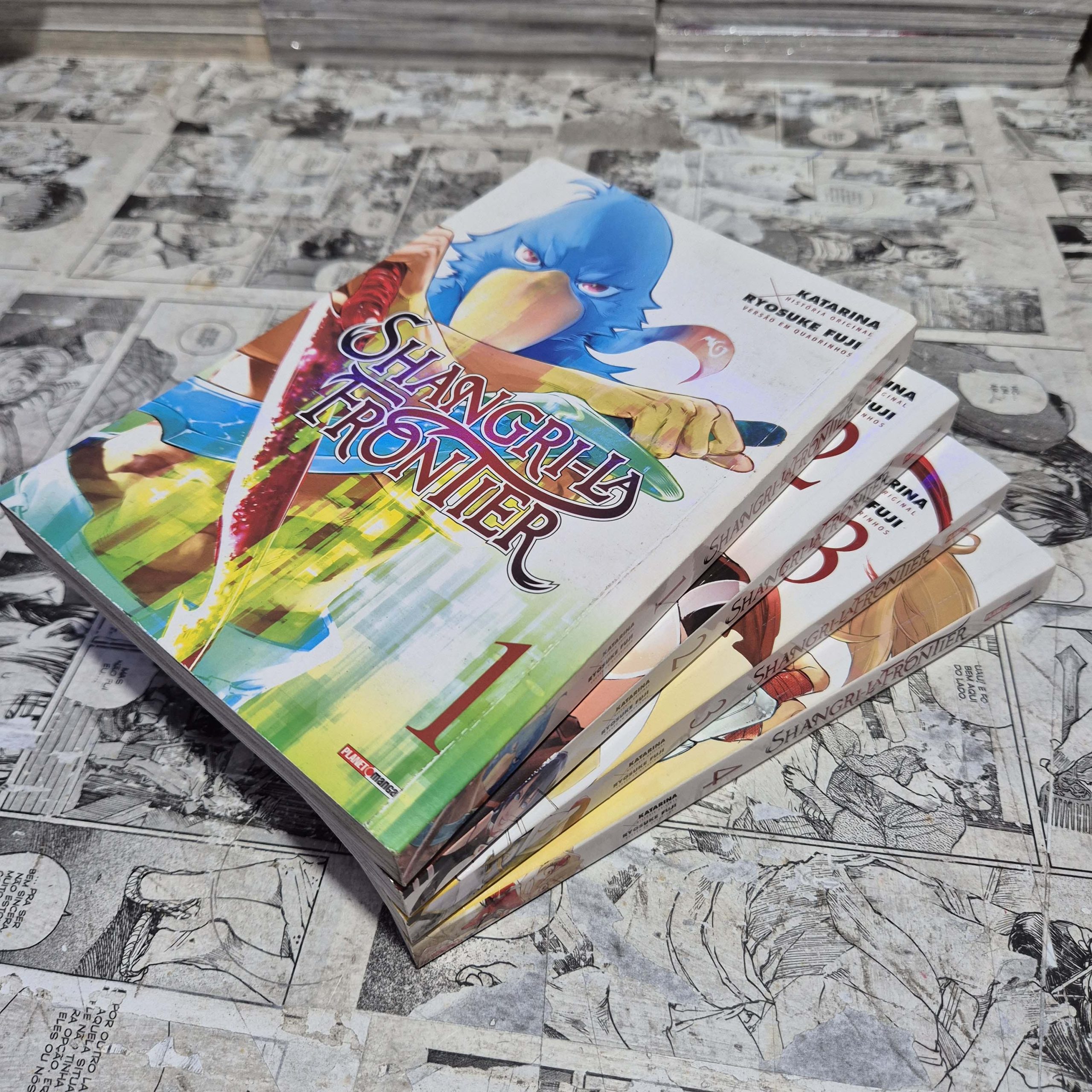 Shangrila Frontier - Vol.1 ao 4 (Lote #358)