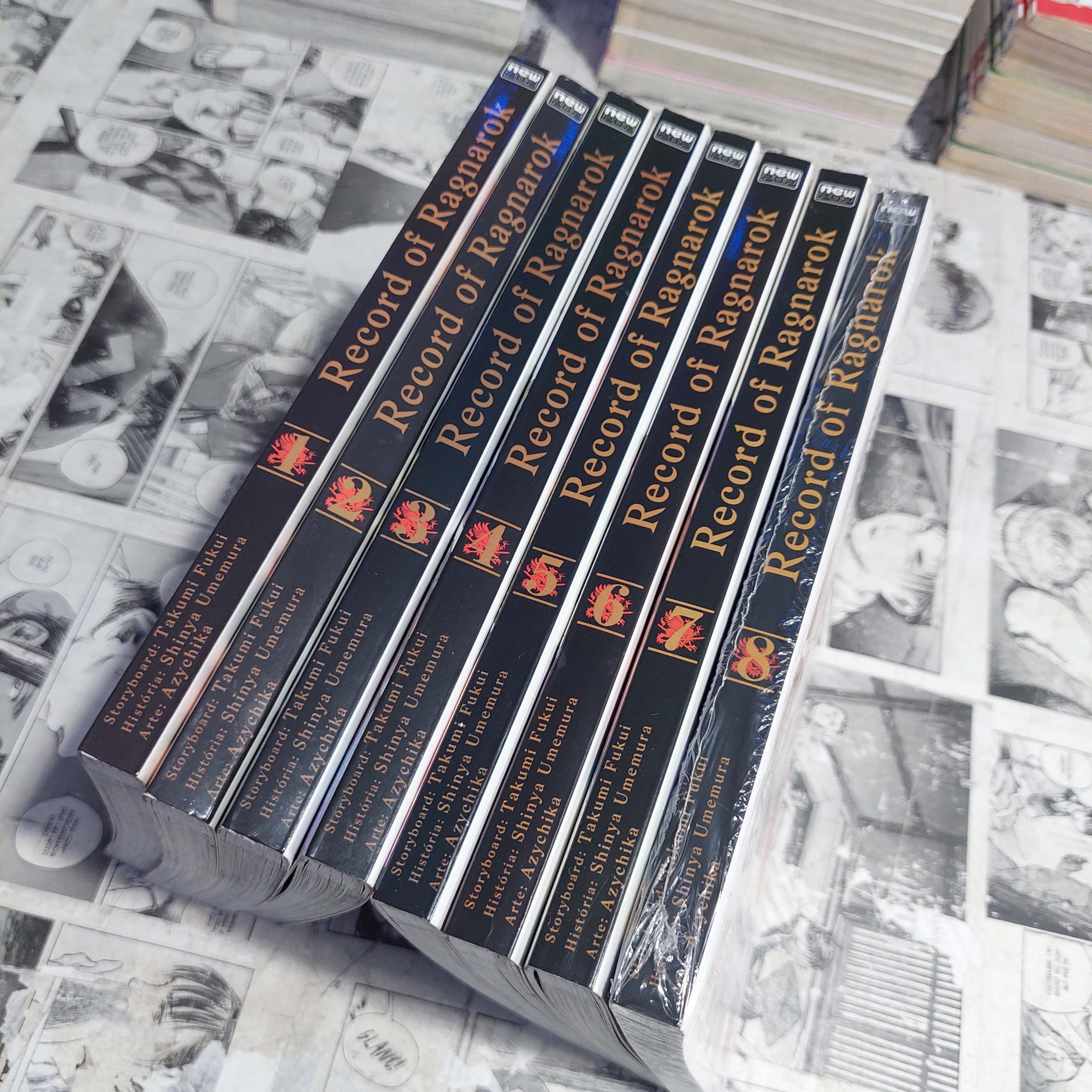 Record of Ragnarok - Vol.1 ao 8 (Lote #359)