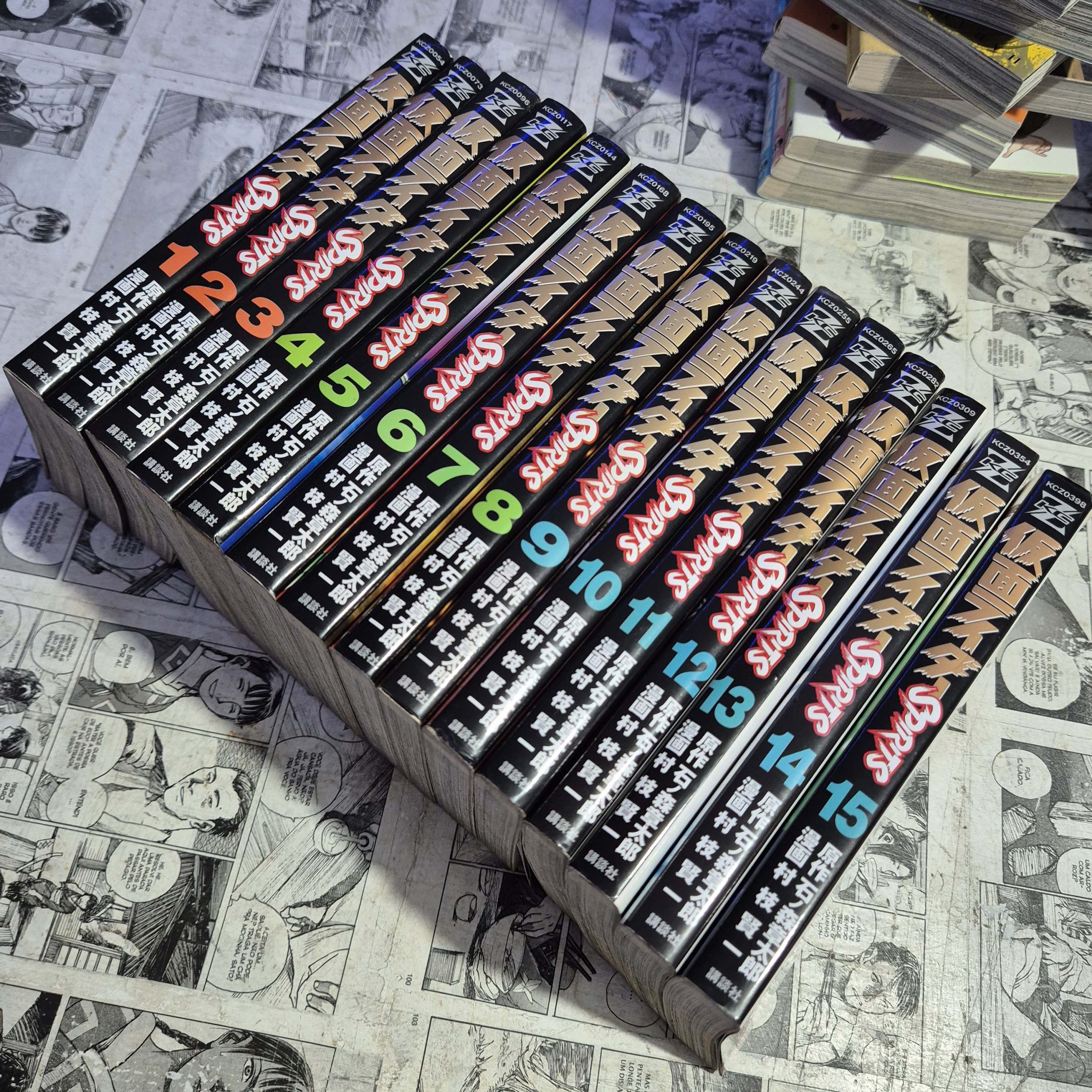 Kamen Rider Spirits em JPN - Vol.1 ao 15 (Festival de Importados #30)