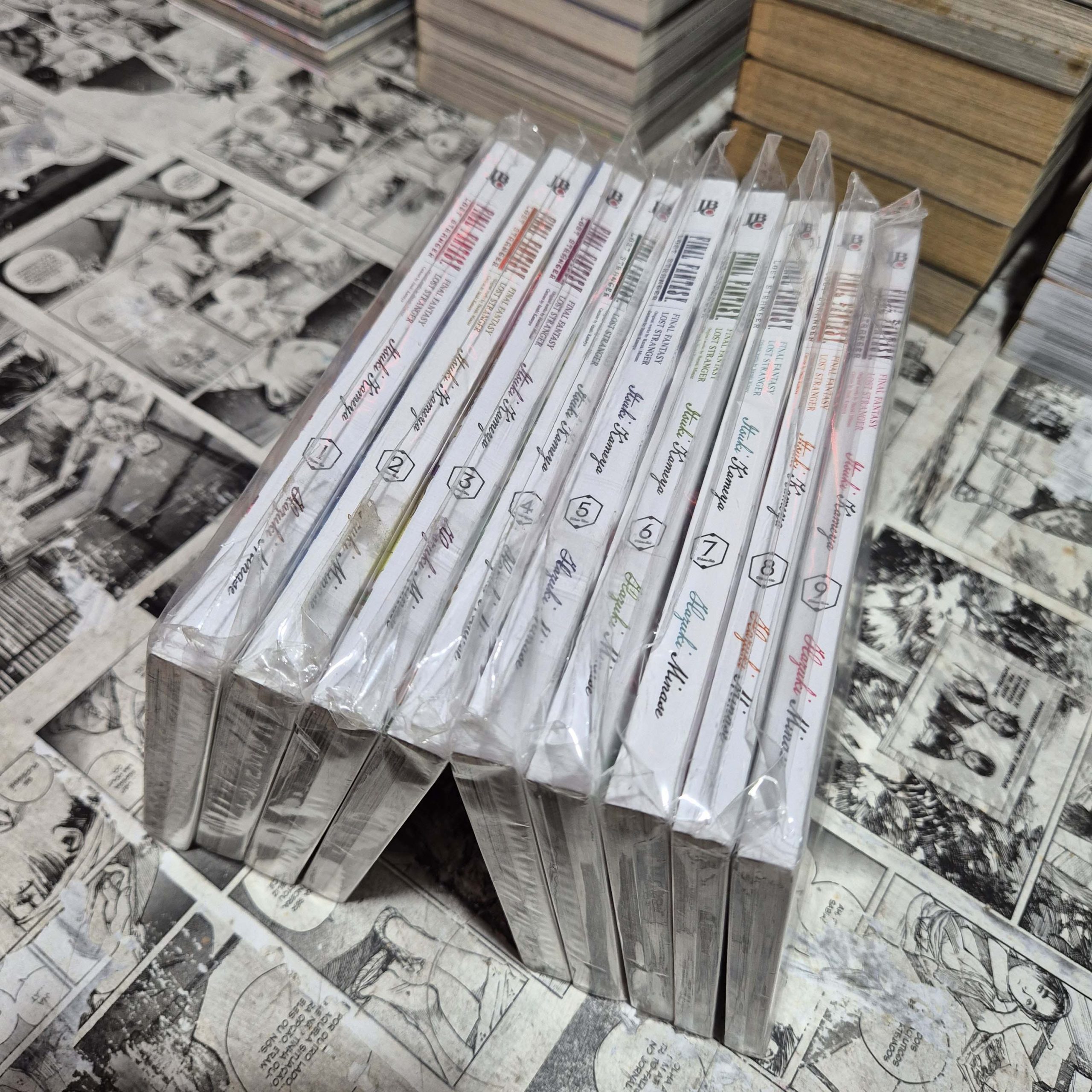 Final Fantasy Lost Stranger - Vol.1 ao 9 (Lote #360)