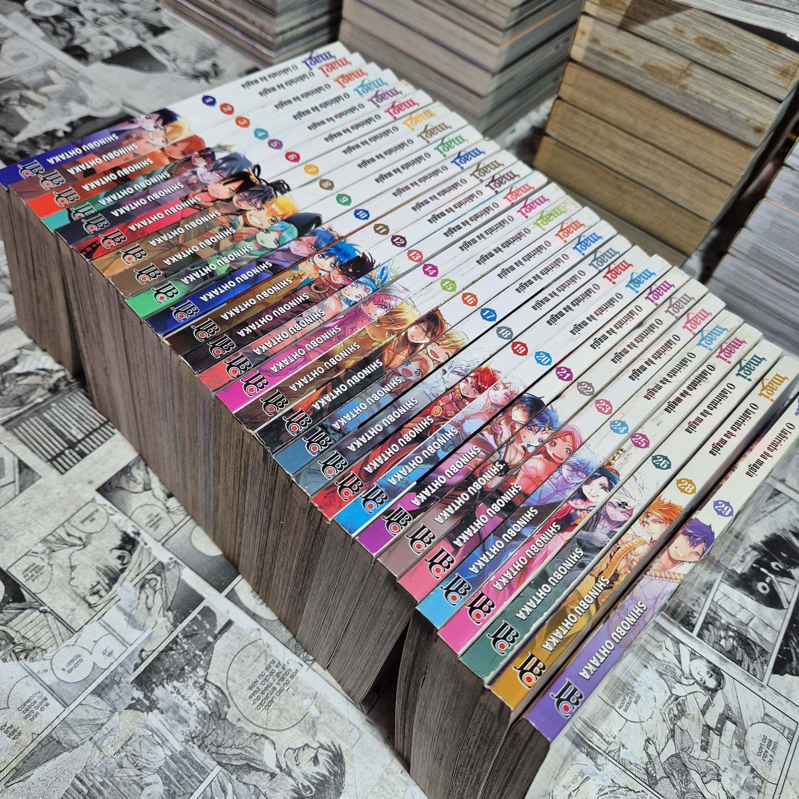 Magi O Labirinto da Magia - Vol.1 ao 29 (Lote #360)