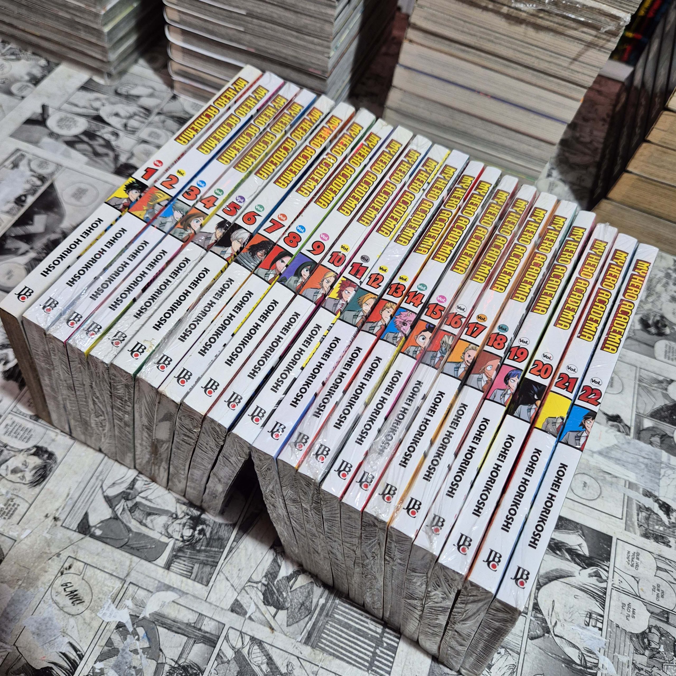 My Hero Academia - Vol.1 ao 22 (Lote #360)