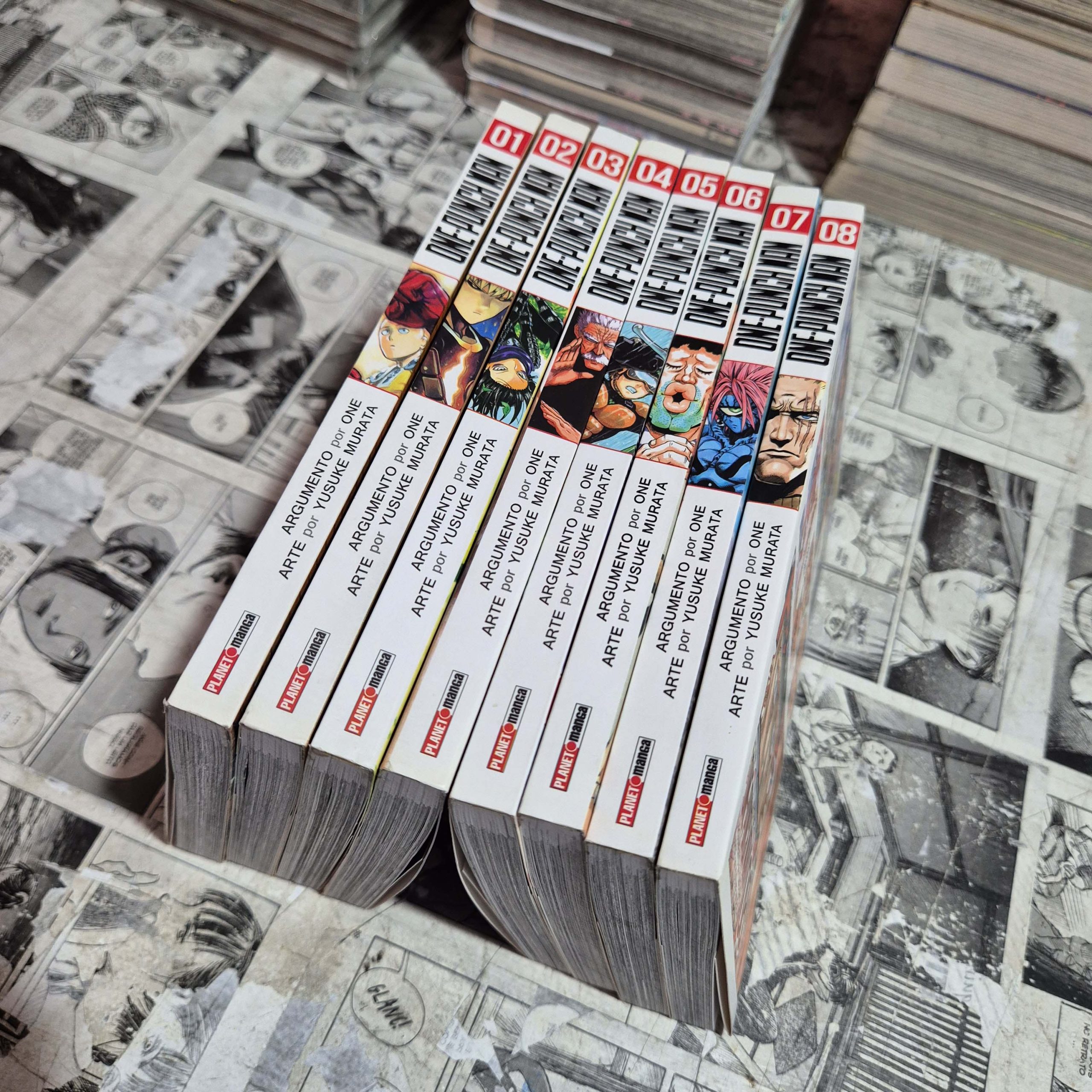 One-Punch Man - Vol.1 ao 8 (Lote #360)