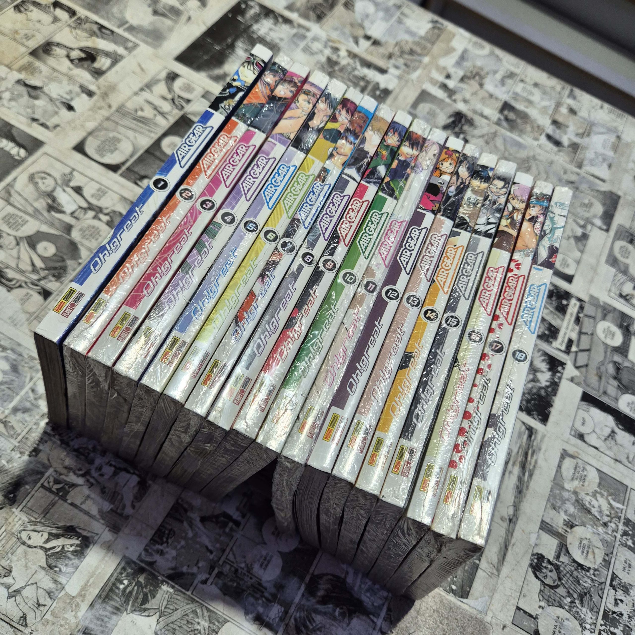 Air Gear - Vol.1 ao 18 (Lote #361)
