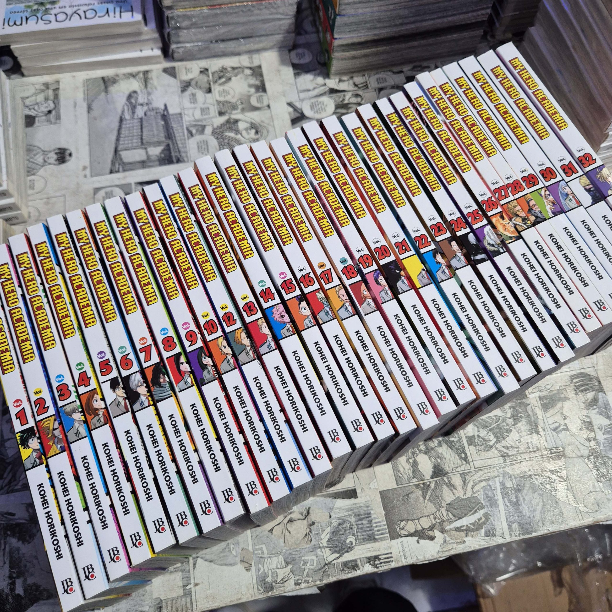 My Hero Academia - Vol.1 ao 32 (Lote #361)