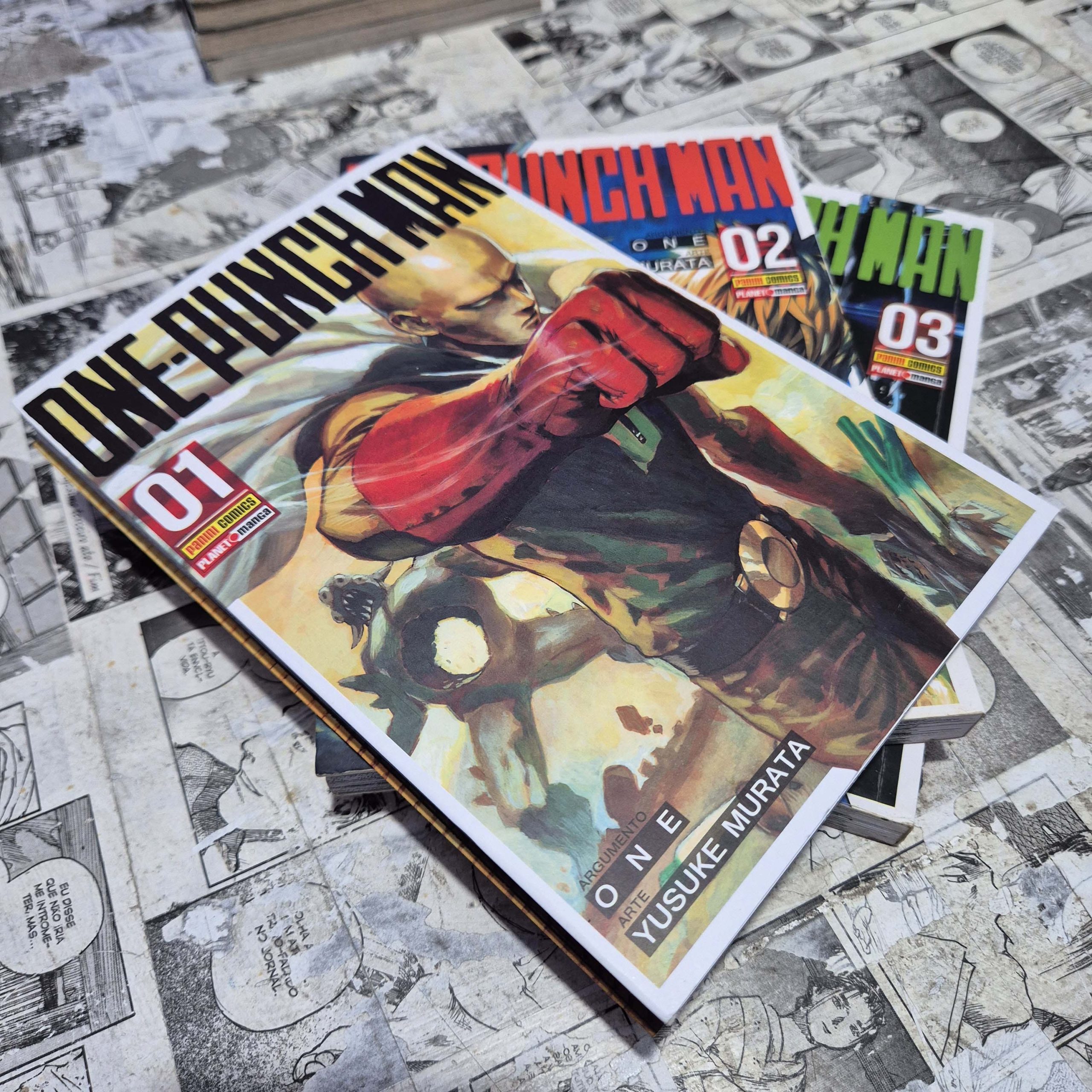 One-Punch Man - Vol.1 ao 3 (Lote #361)