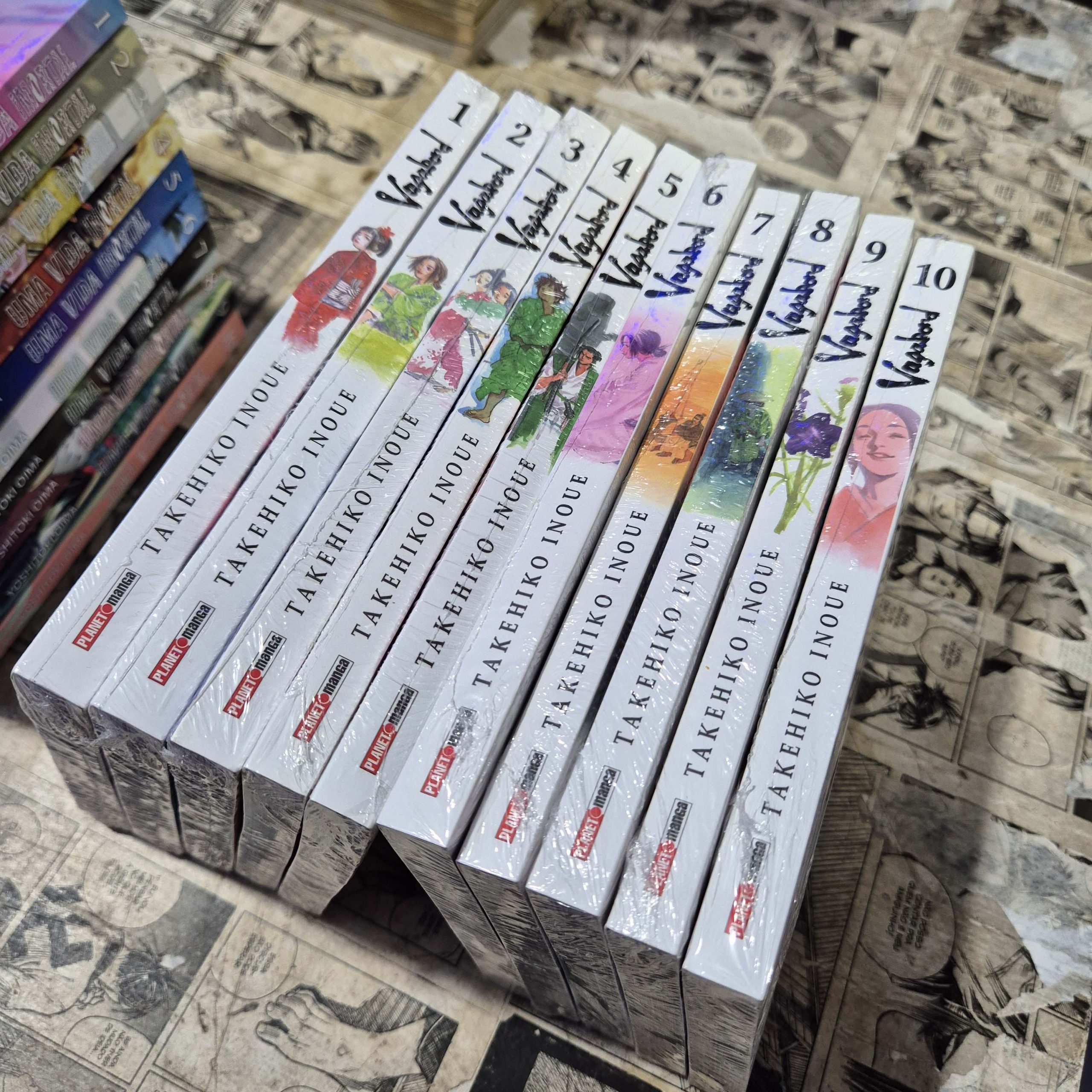 Vagabond - Vol.1 ao 10 (Lote #361)